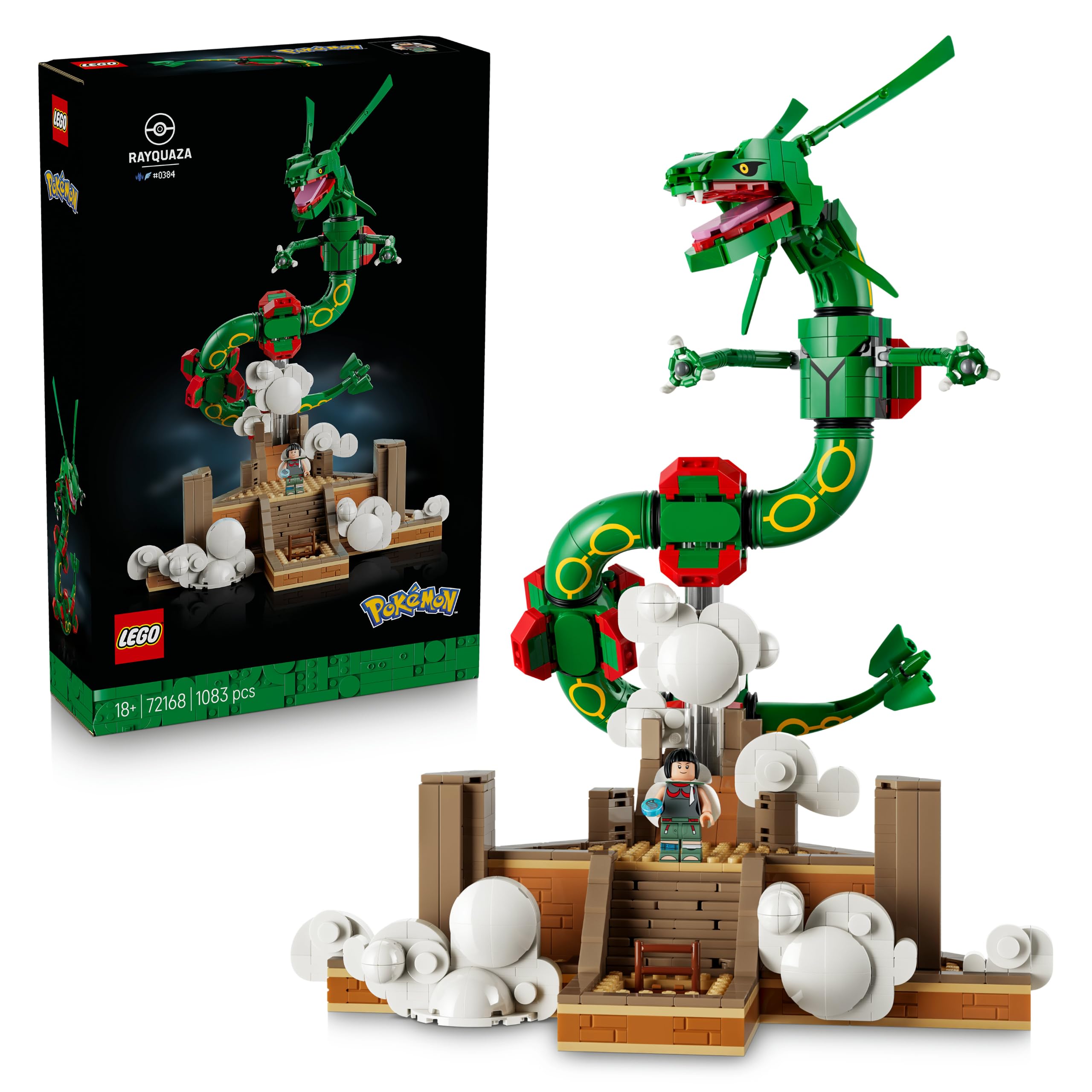 LEGO Pokémon Rayquaza 72168 Building Set - 18+ Age Range 1