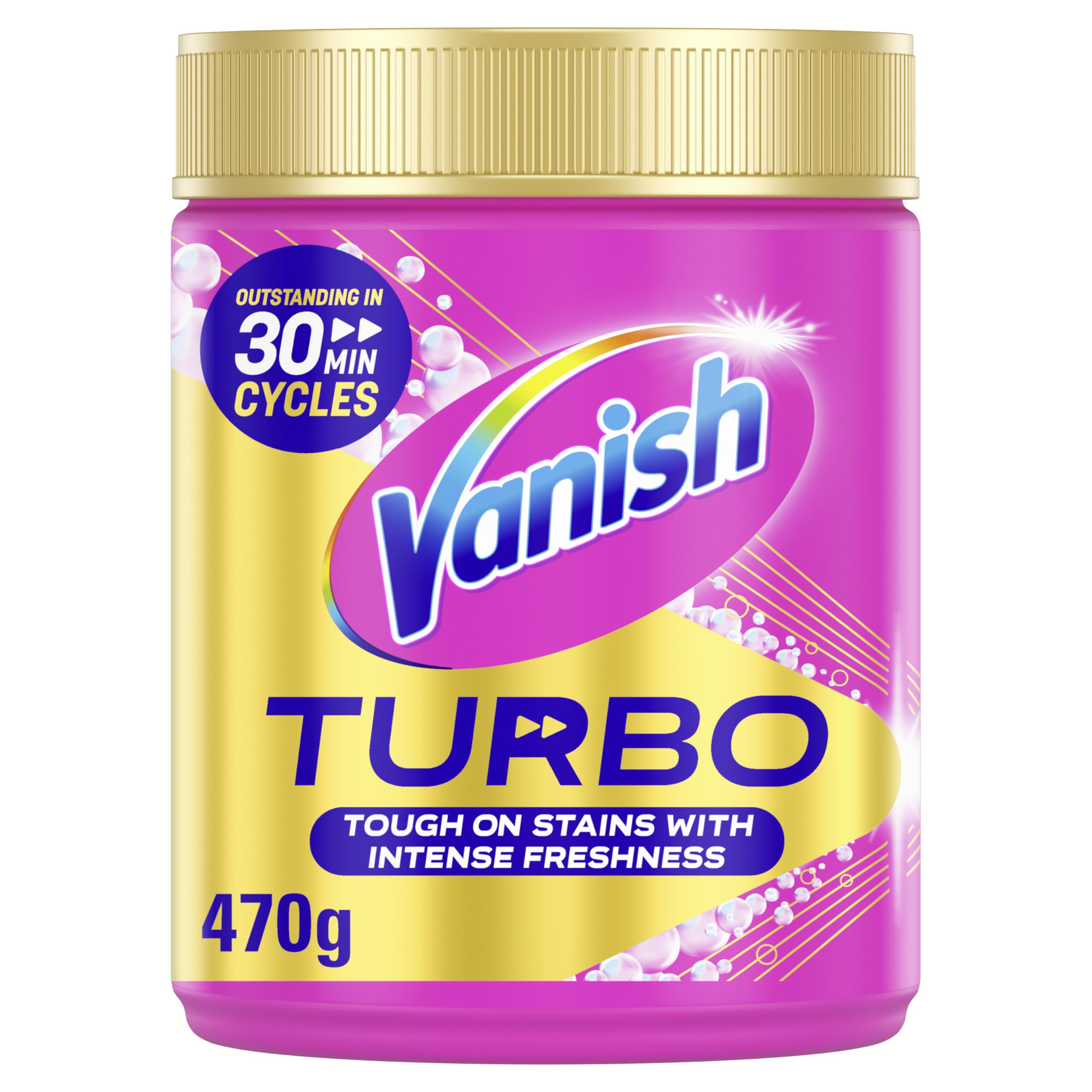 Vanish Turbo Stain Remover Powder for Quick Wash - Boosted Oxi Action | 470g Floral Scent