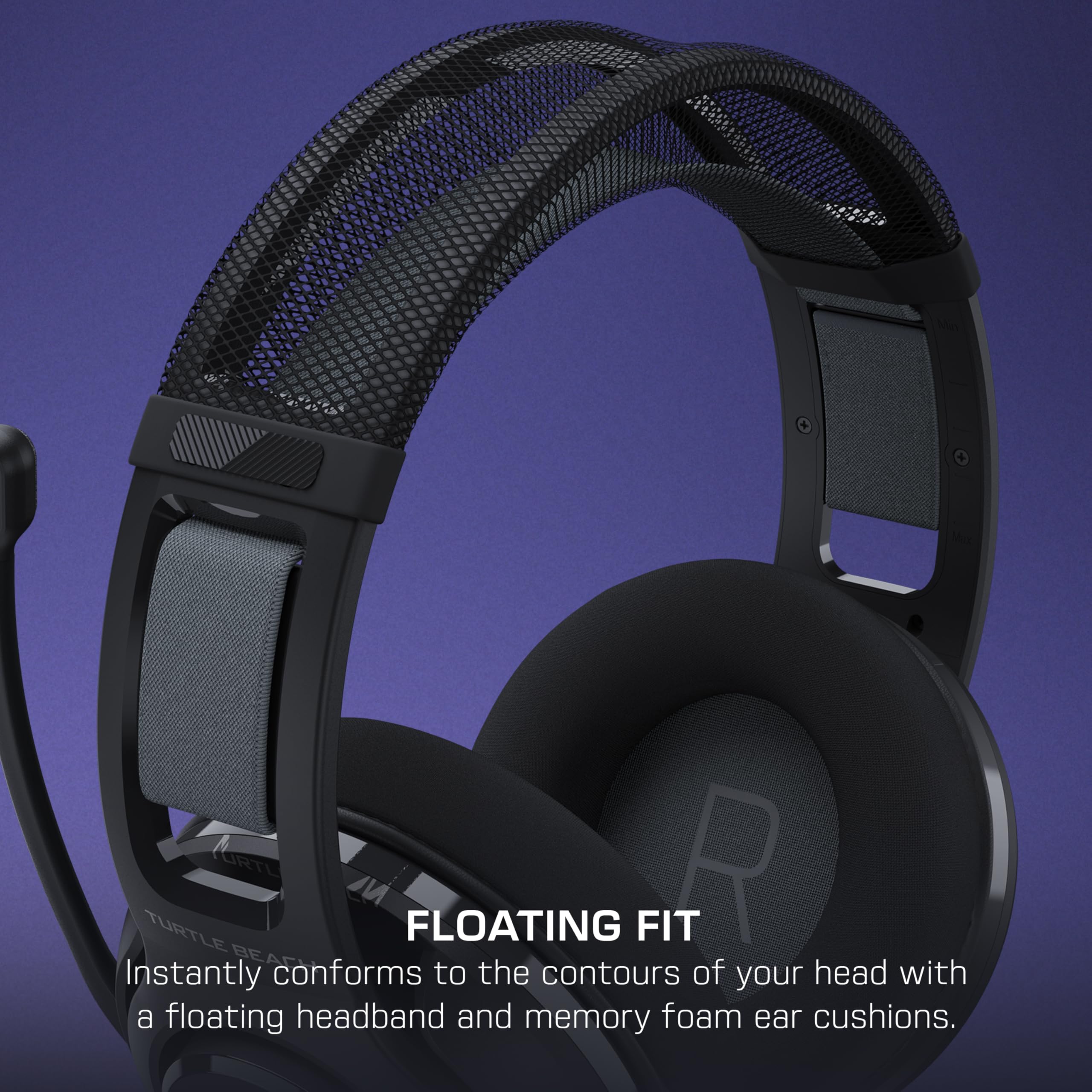 Turtle Beach Atlas 200 Wired PC Gaming Headset - Black | 24-bit Audio | Waves 3D Audio 7