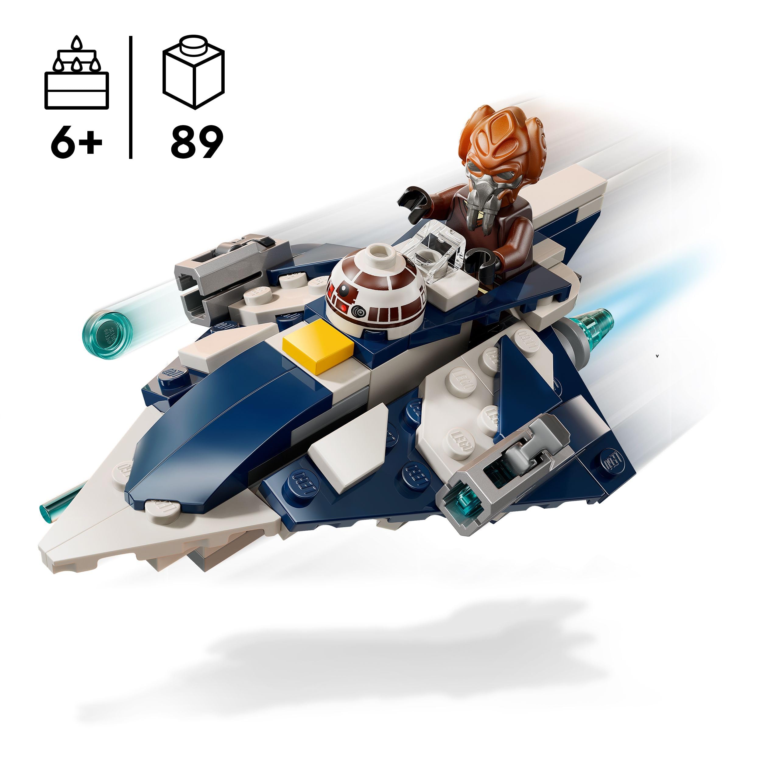 LEGO Star Wars Plo Koon's Jedi Starfighter Microfighter - Building Set for Kids 6+ 2