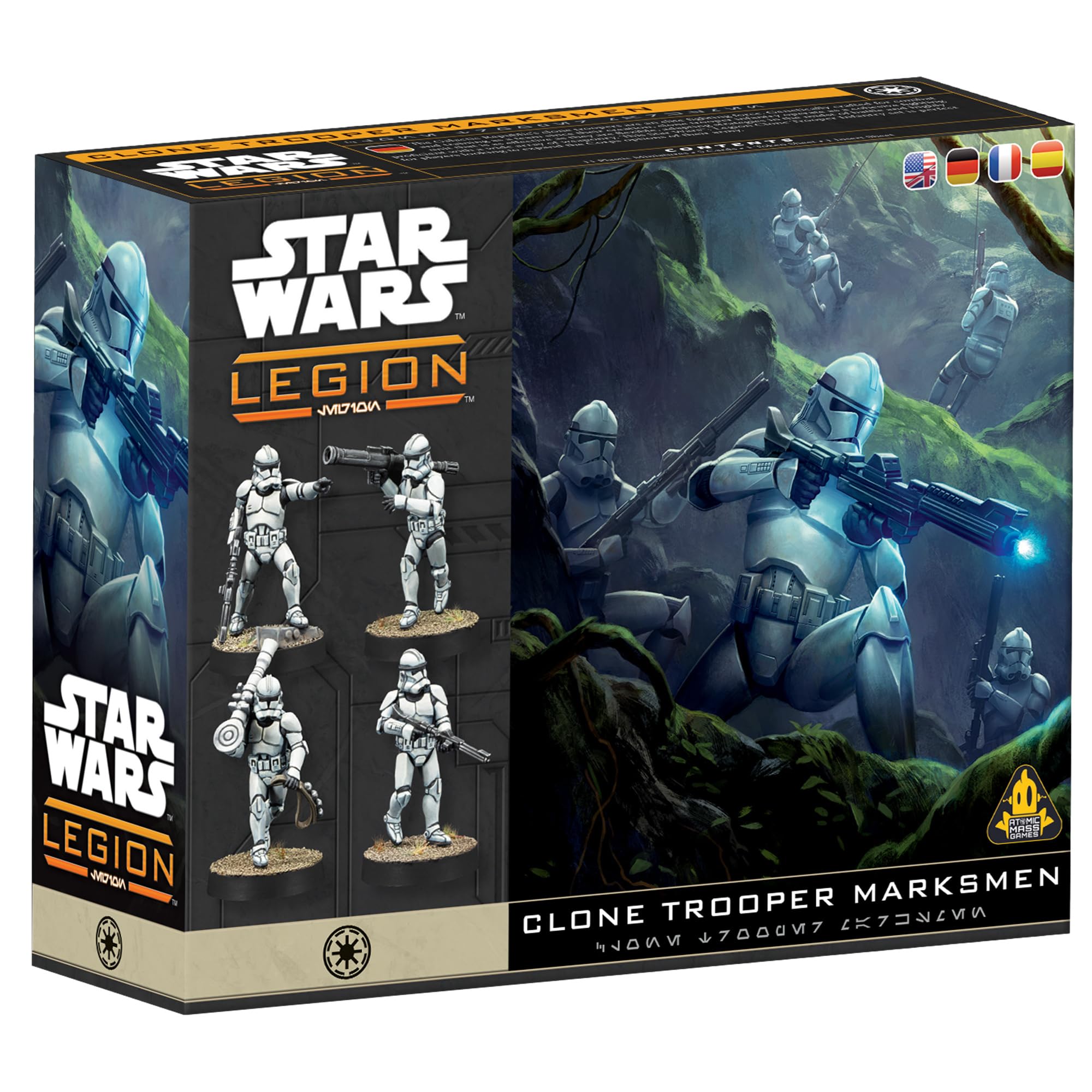 Asmodee Star Wars: Legion - Clone Trooper Marksmen Miniature Board Game Expansion | 11 Miniatures 1