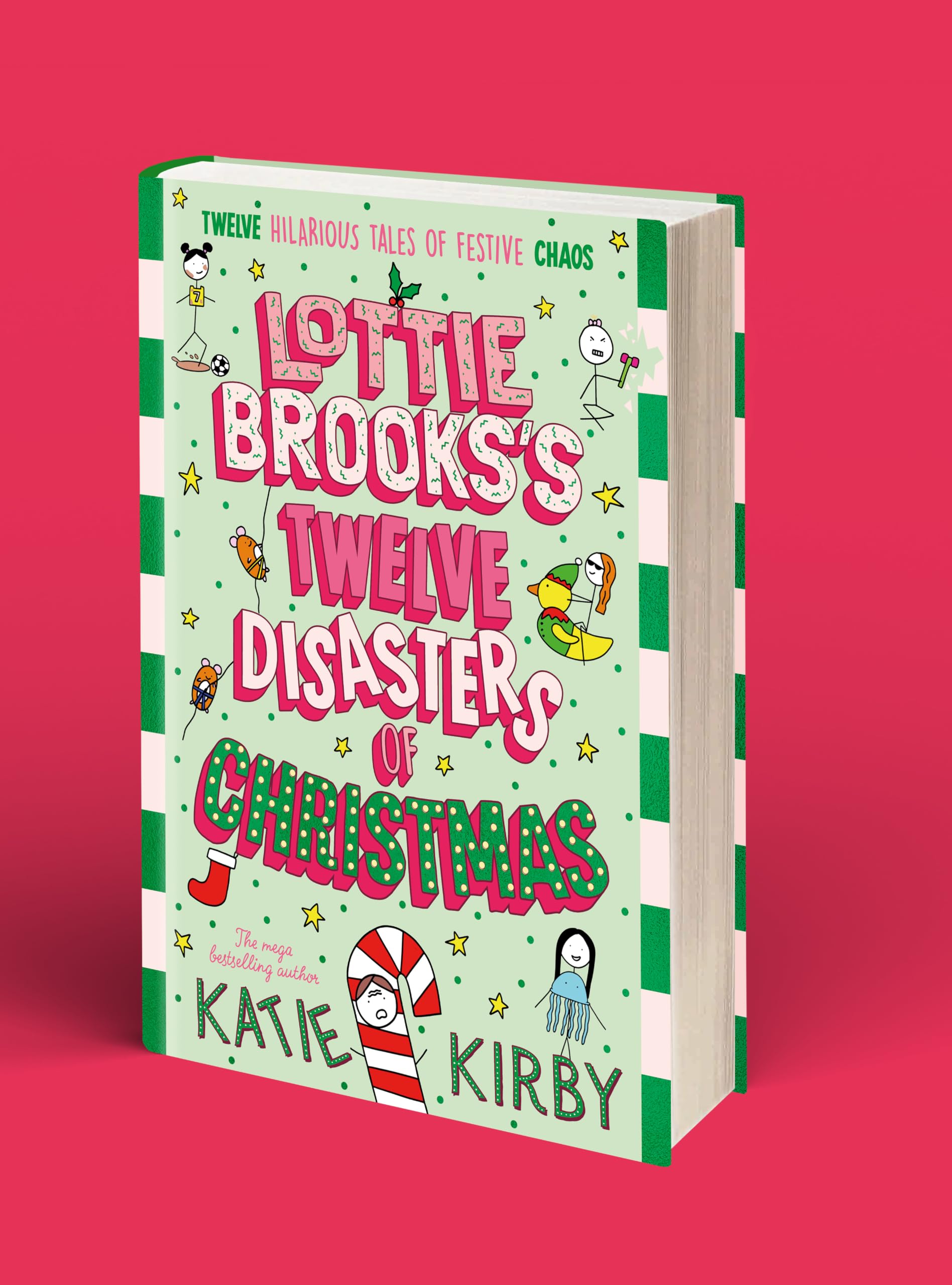 Puffin Lottie Brooks’s Twelve Disasters of Christmas: Twelve Festive Short Stories | Hardcover | Ages 8-12