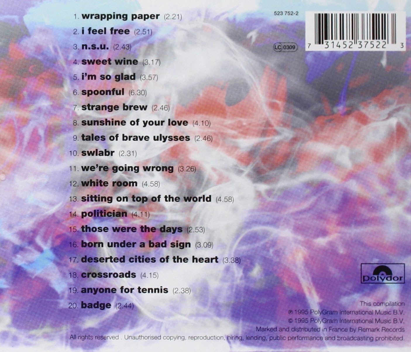 Cream - The Very Best Of Audio CD