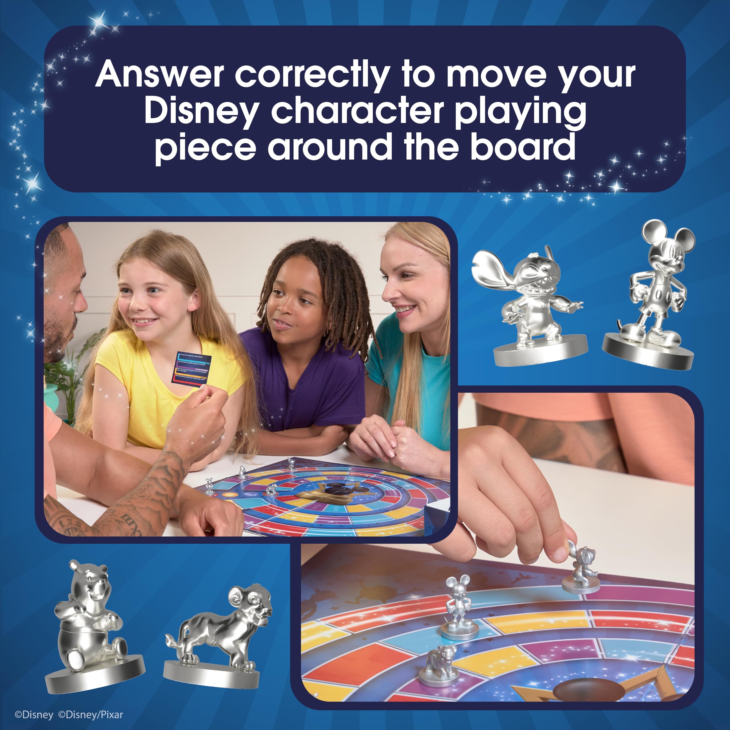 Tomy The LOGO Board Game Disney Edition - Family Trivia Game with 400 Cards 5
