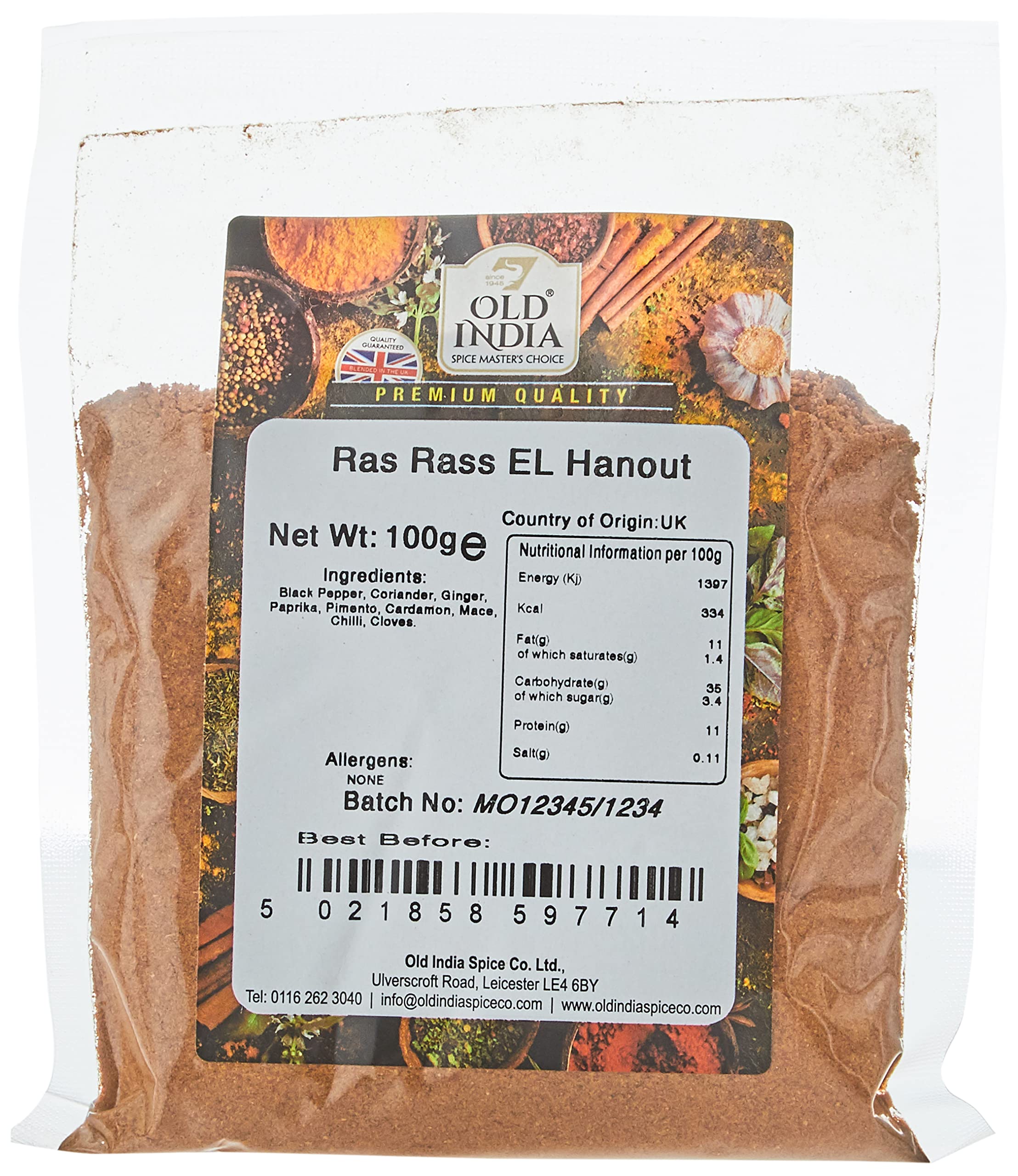 Old India Ras El Hanout 100g 4