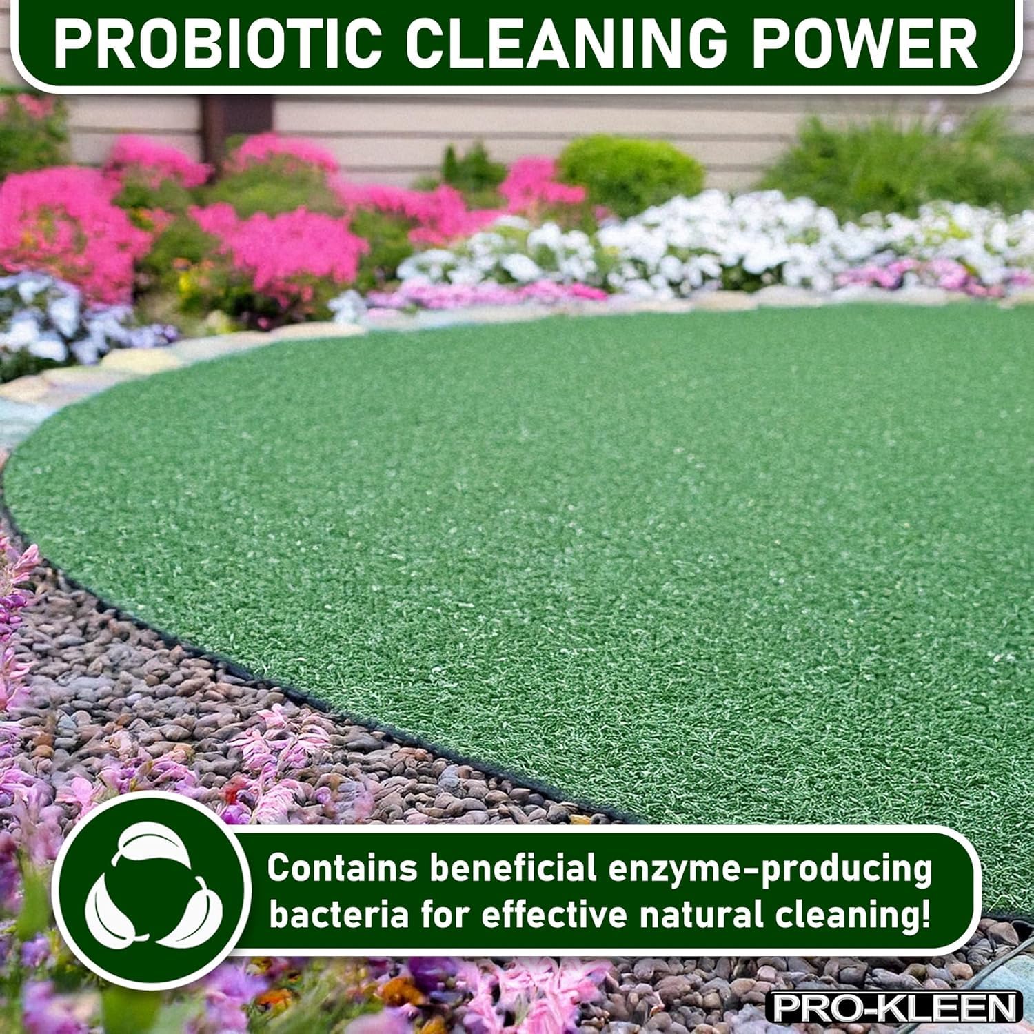 Pro-Kleen ProBio Artificial Grass Cleaner - Probiotic Deodoriser | 1L | Fresh Cut Grass Scent 9