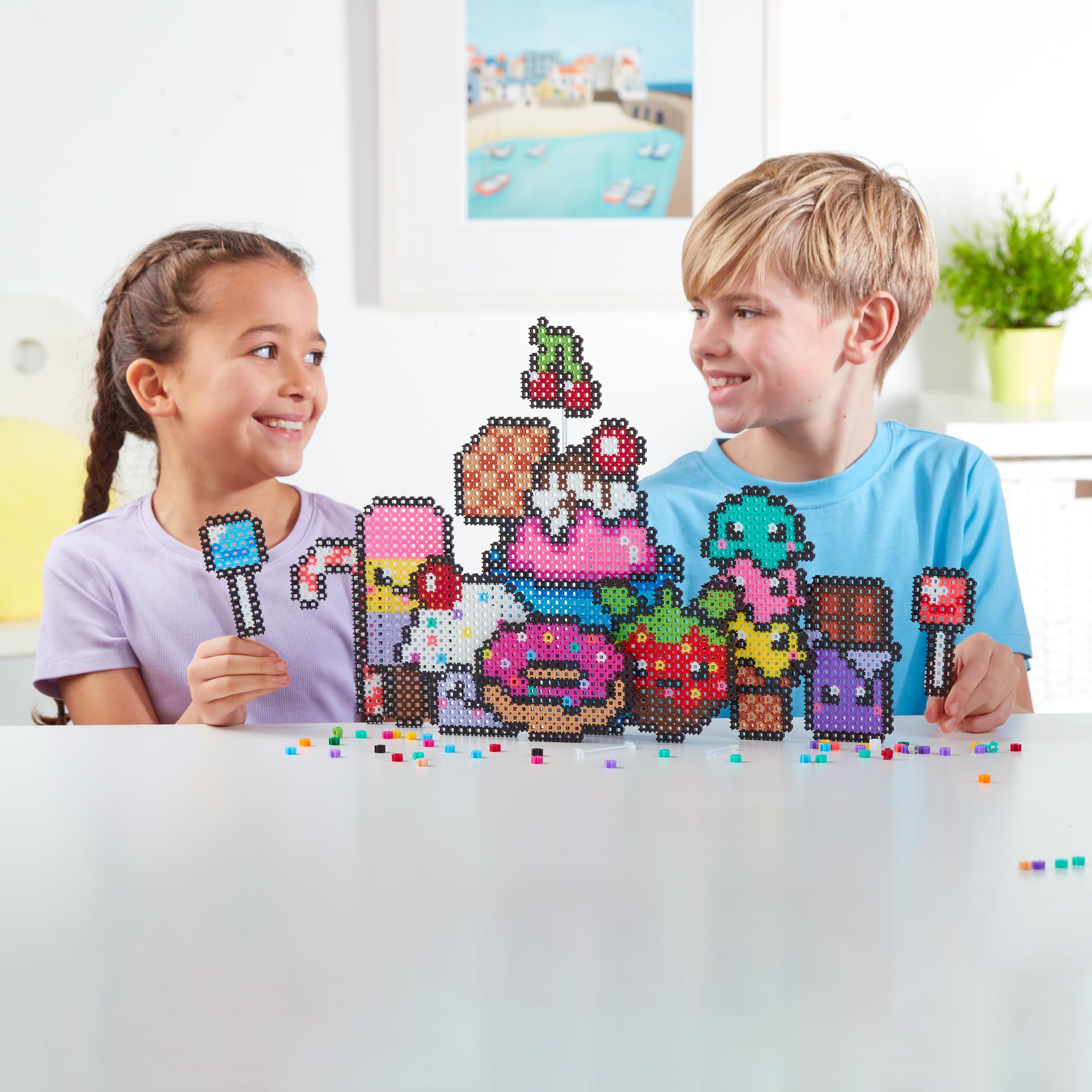 Simbrix Feature Pack So Sweet - 2500+ Piece Reusable Building Set for Creative Play 13