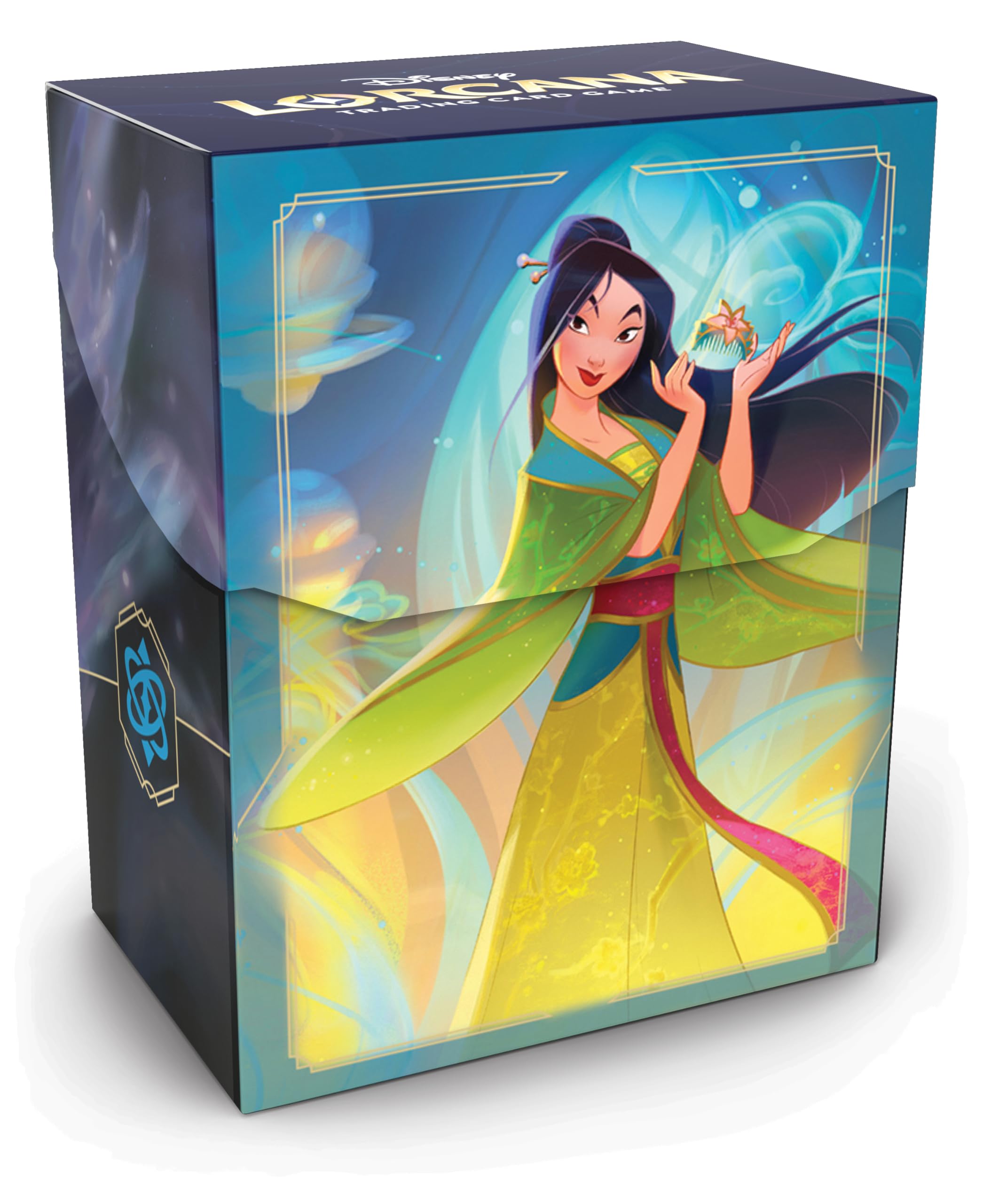 Ravensburger Disney Lorcana Mulan Set 9 Fabled Deck Box for Trading Cards | Holds 80 Sleeved Cards 1