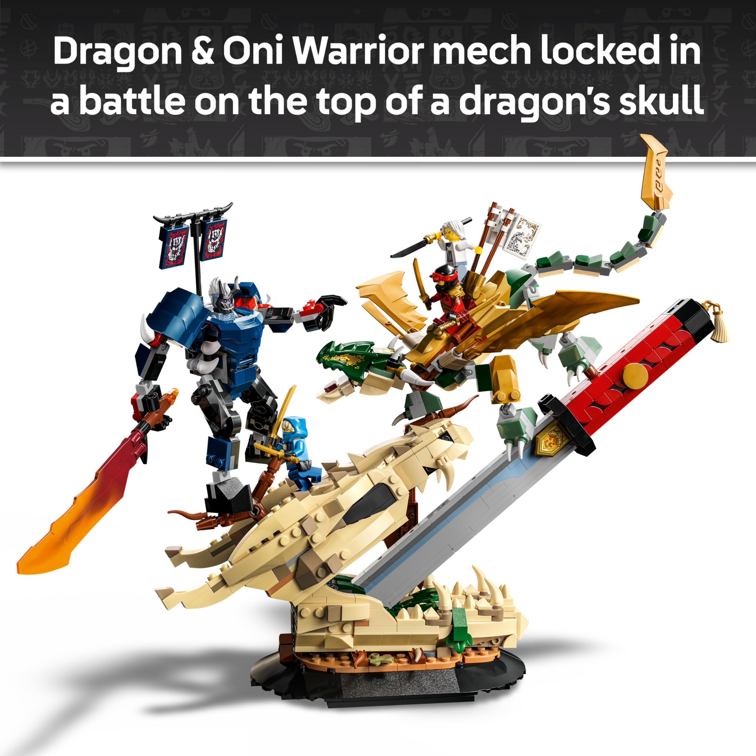 LEGO NINJAGO Battle at the Dragon's Blade Building Set | Ages 9+ | Model 71871 3