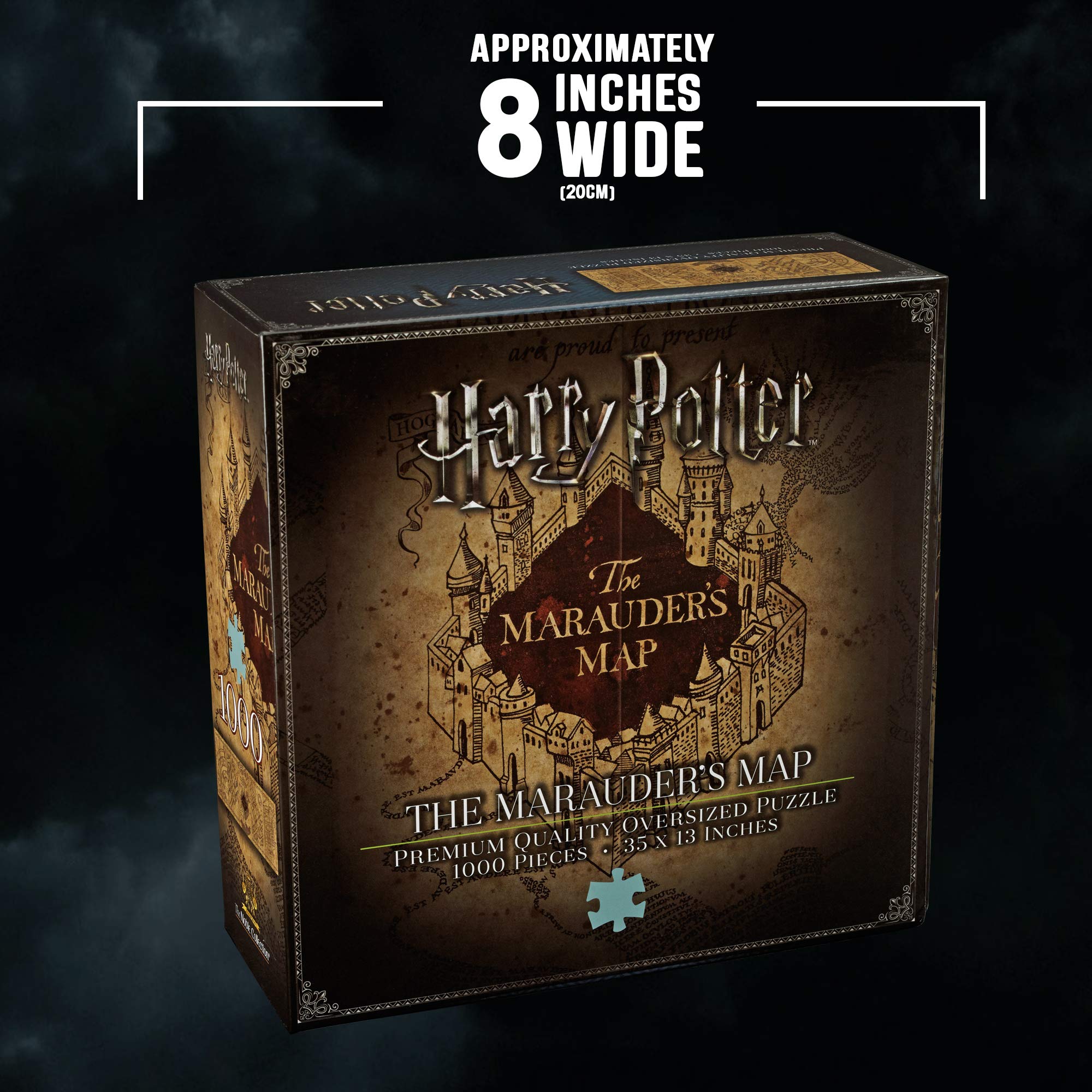 The Noble Collection Harry Potter Marauders Map 1000pc Jigsaw Puzzle - 35 x 13in 6