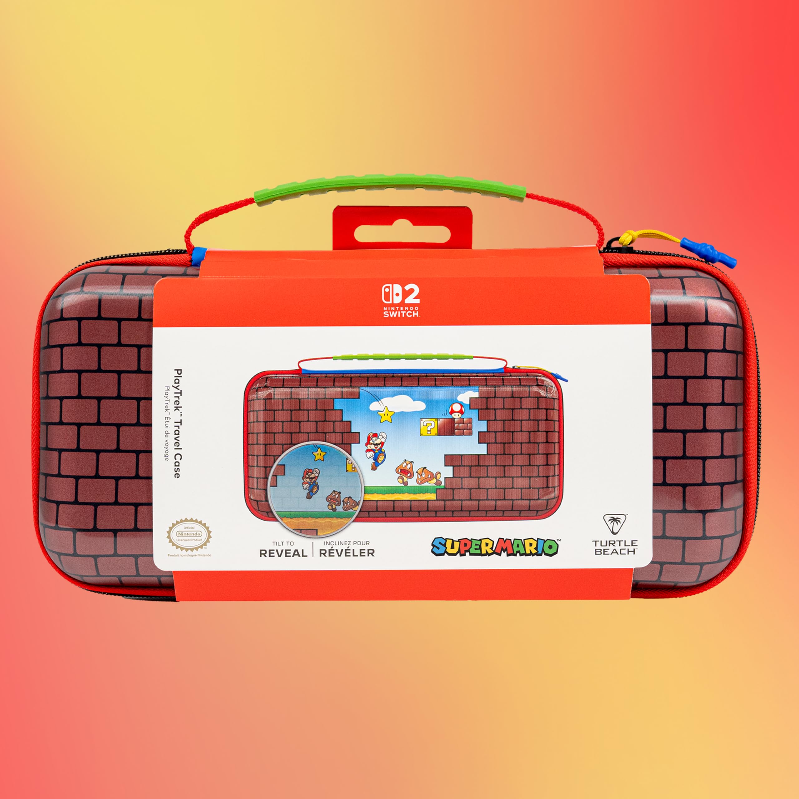 Mario Bricks PlayTrek Travel Case for Nintendo Switch 2, Switch & OLED Model 4