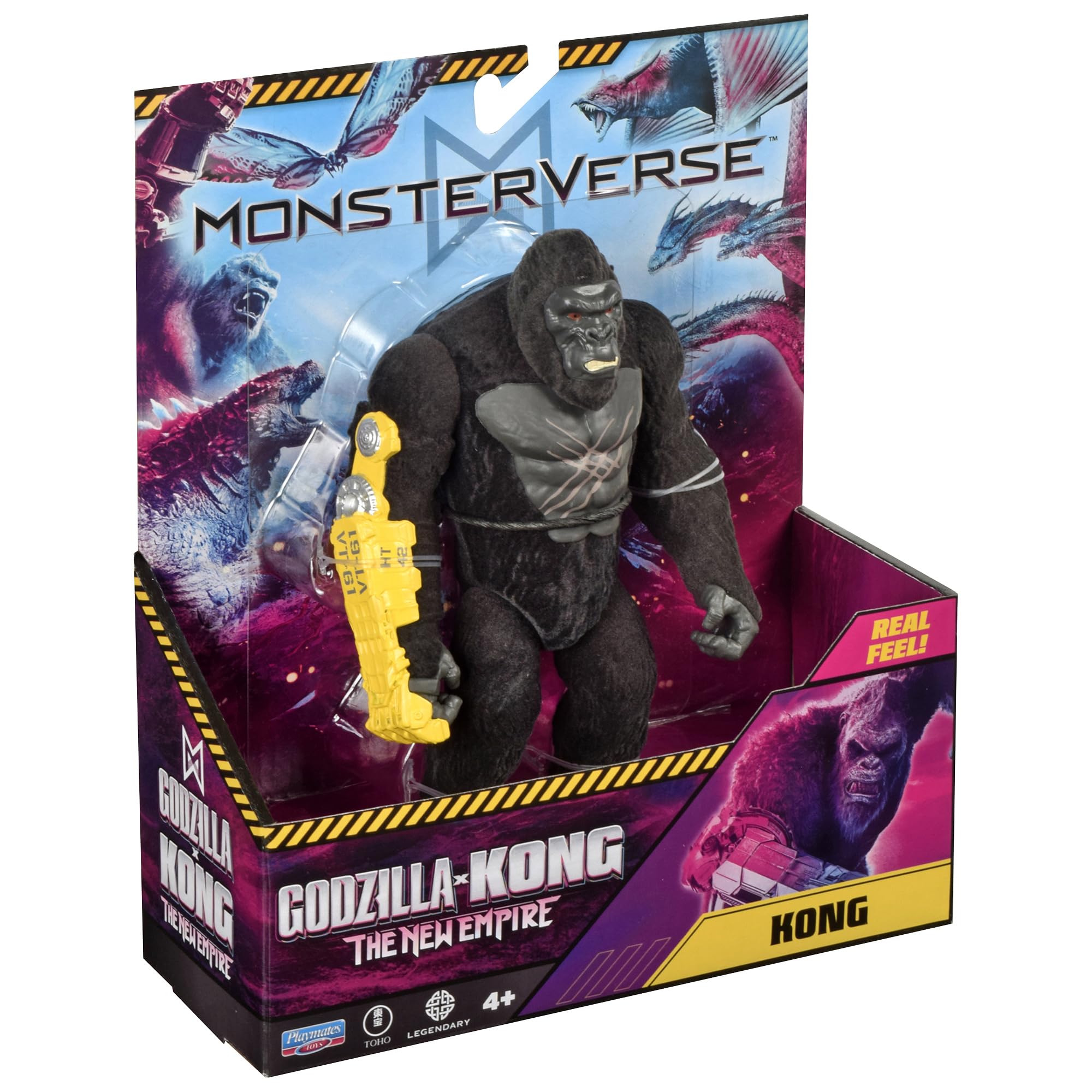 MonsterVerse Godzilla x Kong Real Feel Kong Action Figure | 6-Inch Scale | Ages 4+ 2