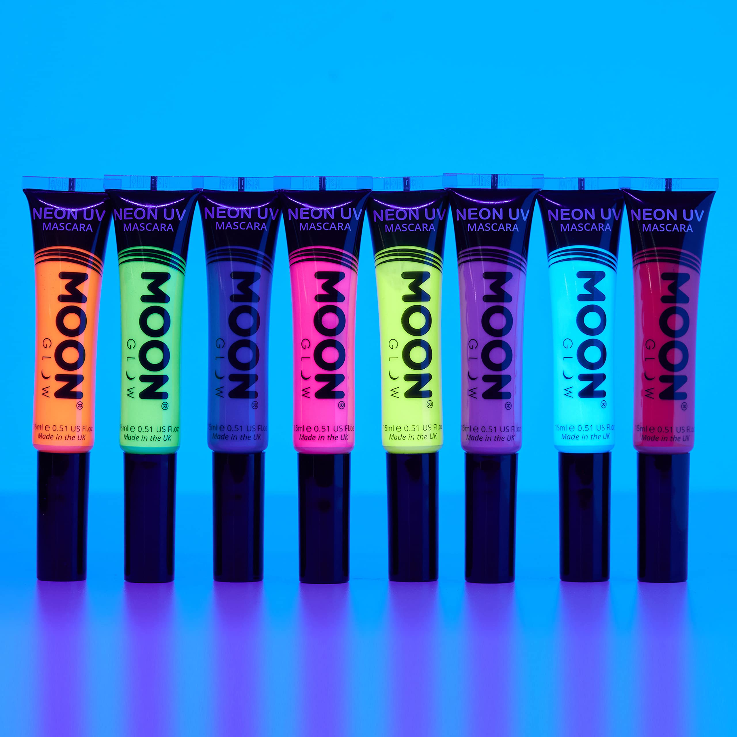 Moon Glow - Intense Neon UV Mascara (White) 6