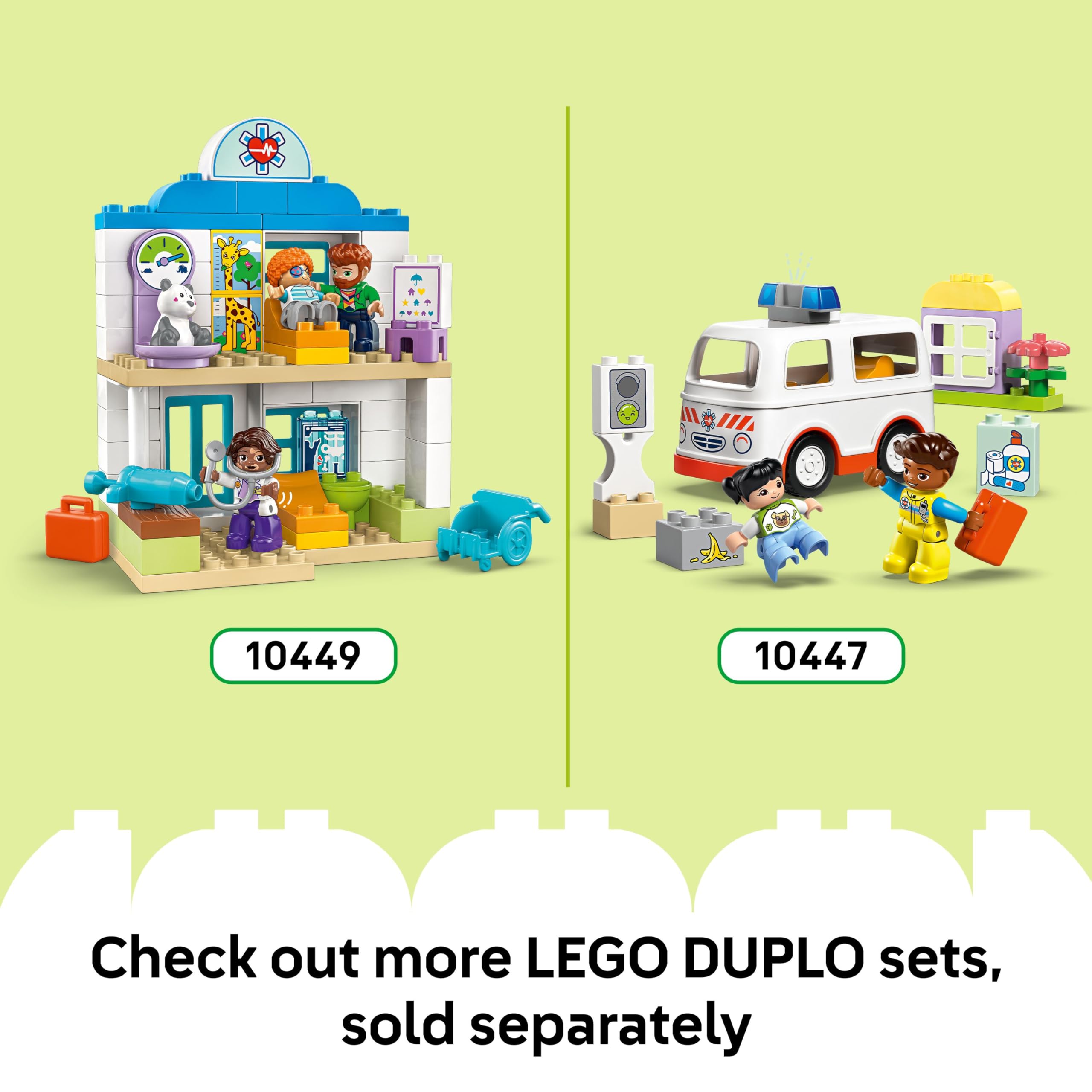 LEGO DUPLO First Time at the Airport 10443 Building Set | Ages 2+ | Educational Motor Skills Toy 7
