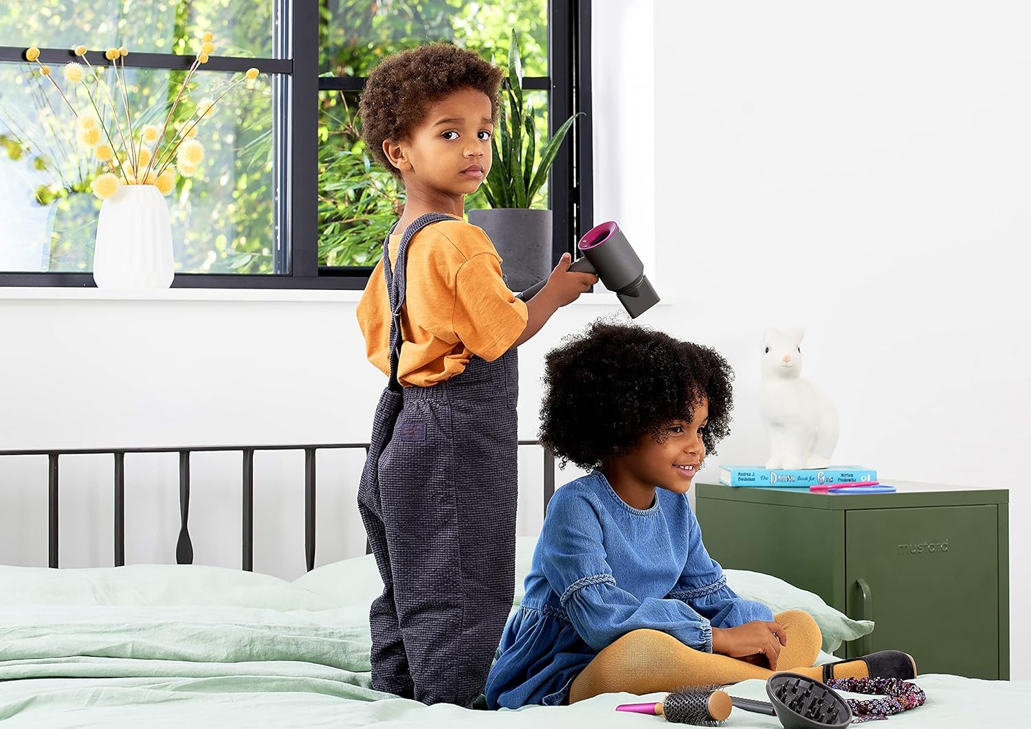 Casdon Dyson Supersonic Styling Set - Interactive Toy Hairdryer for Kids Aged 3+ 10