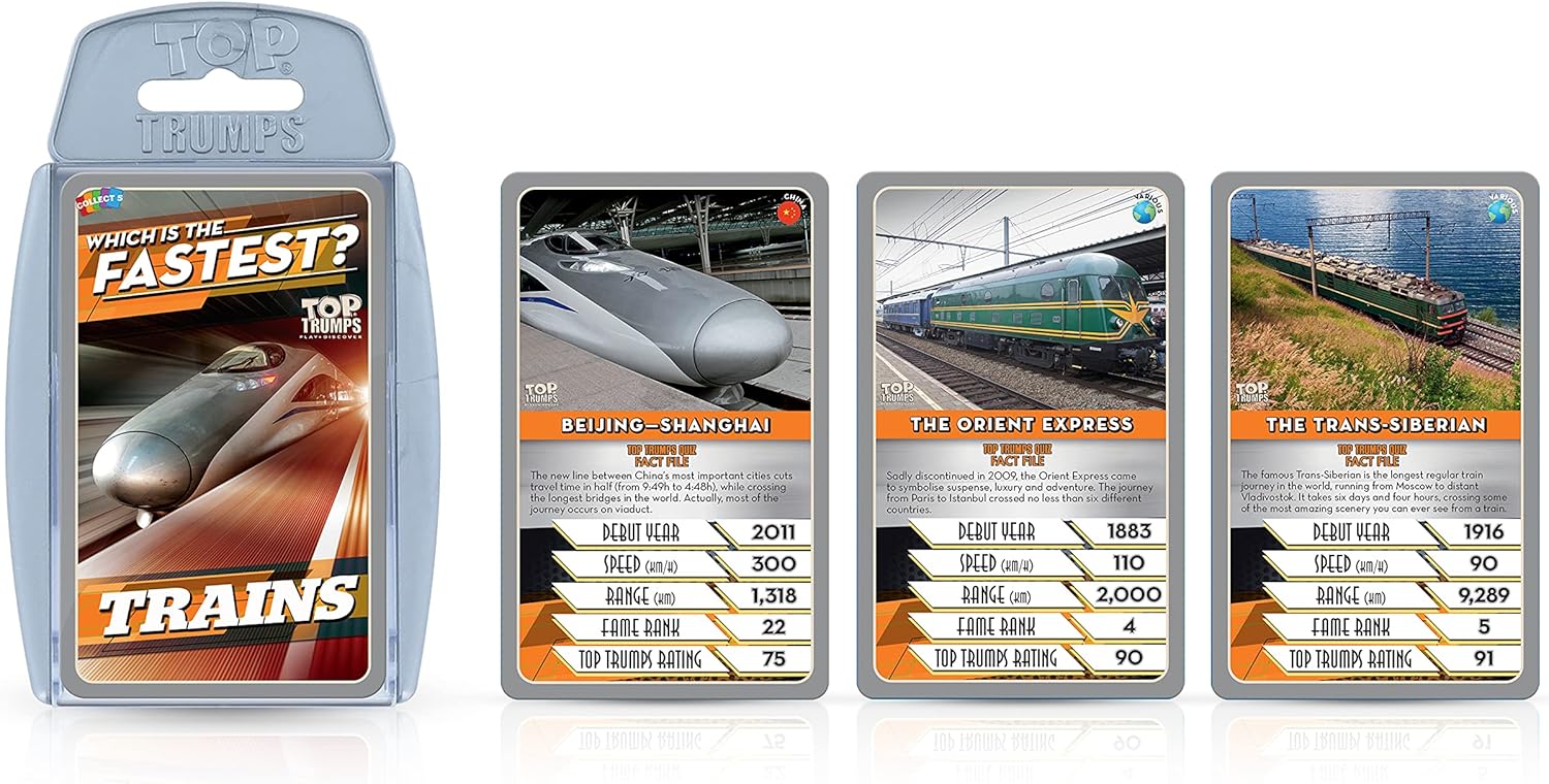 Top Trumps Trains Card Game 4