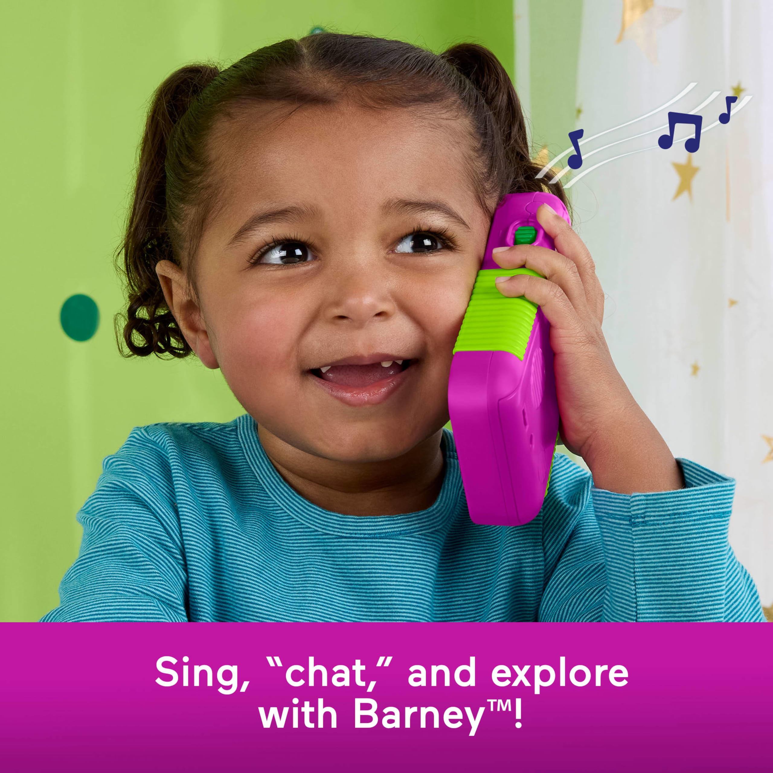 Barney's World Hey Phone - Music, Lights & Phrases | Ages 2+ | Multicolor 5