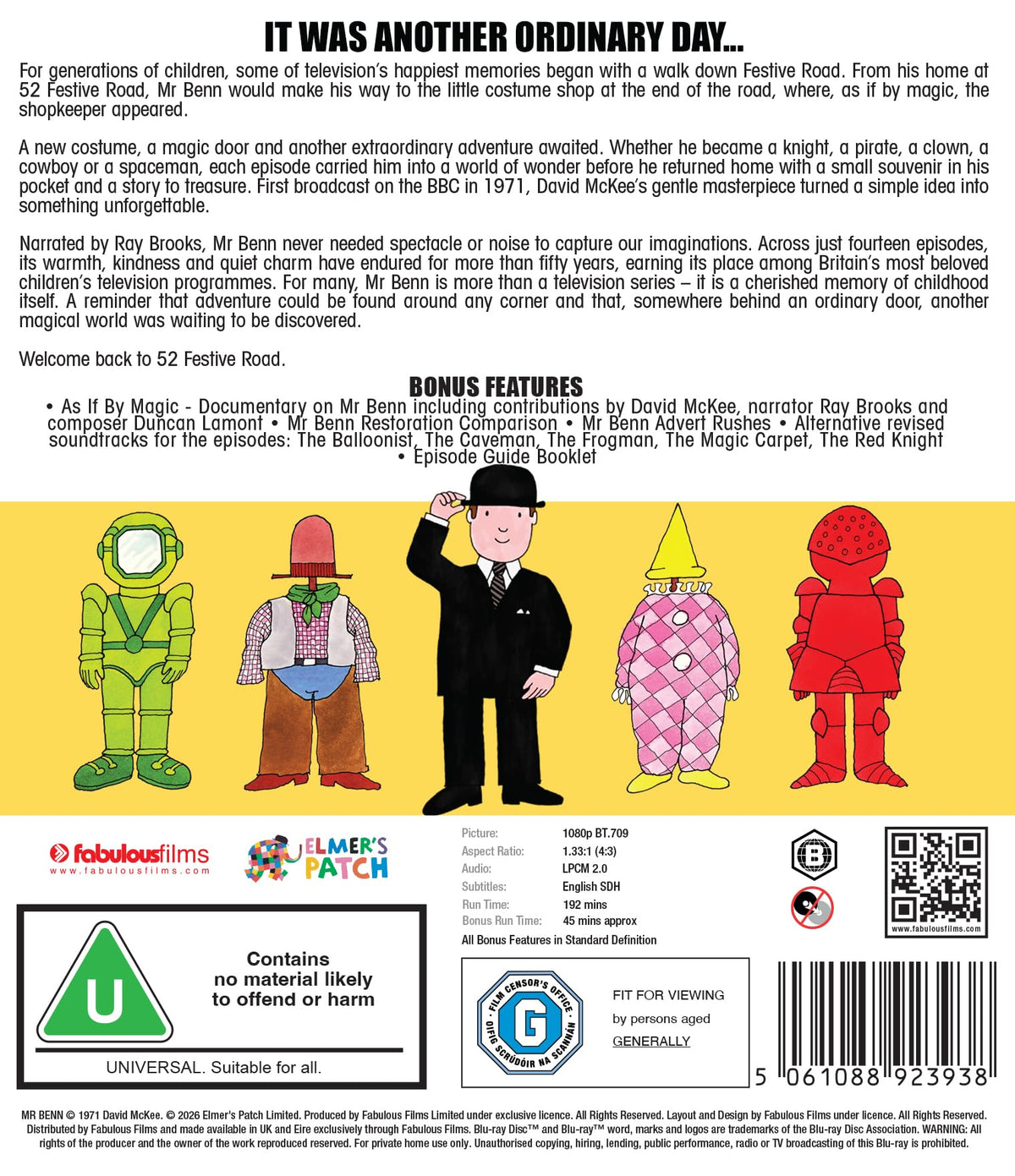 Mr Benn: The Complete Series [Blu-ray]