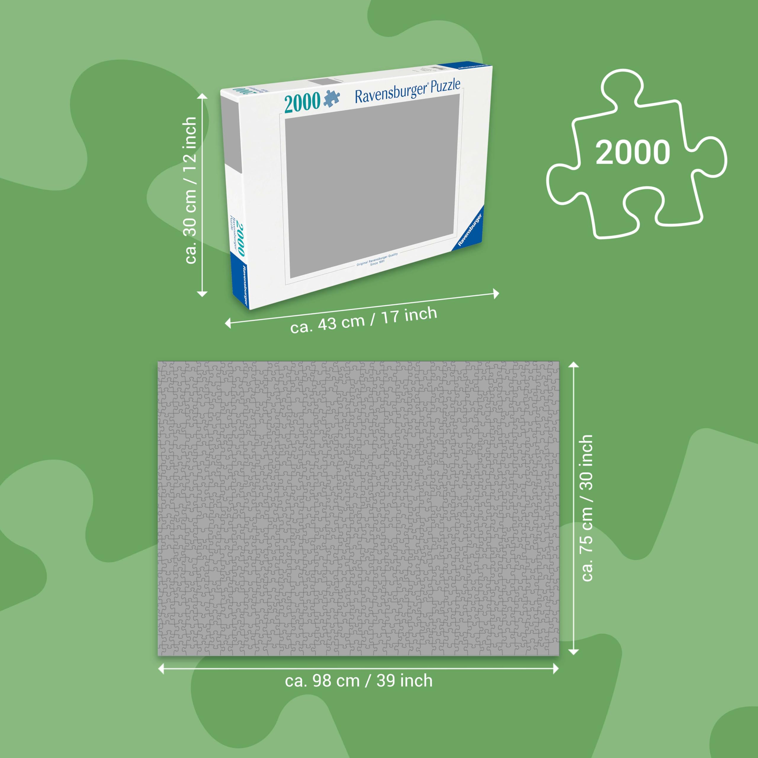 Ravensburger Lord of the Rings The Fellowship of the Ring - 2000 Piece Jigsaw Puzzle | 98 x 75cm 3
