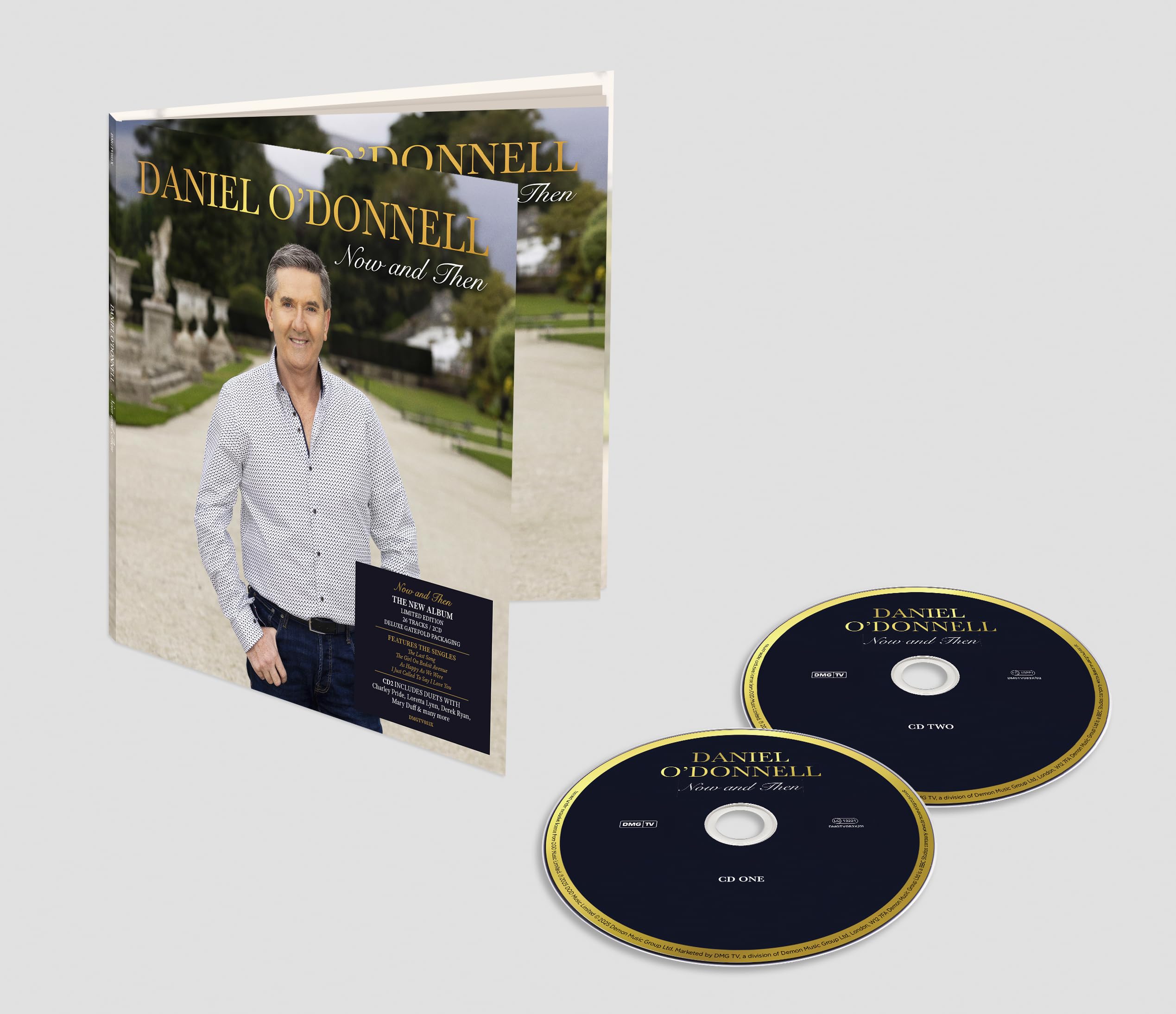 Daniel O'Donnell - Now And Then Exclusive - Deluxe Gatefold Packaging 2