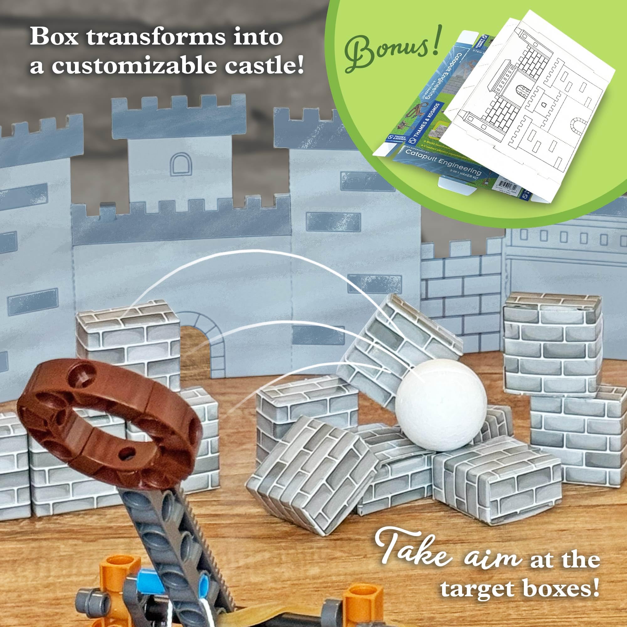 Thames & Kosmos Catapult Engineering STEM Maker Kit - Build 6 Models, Ages 8+ 5