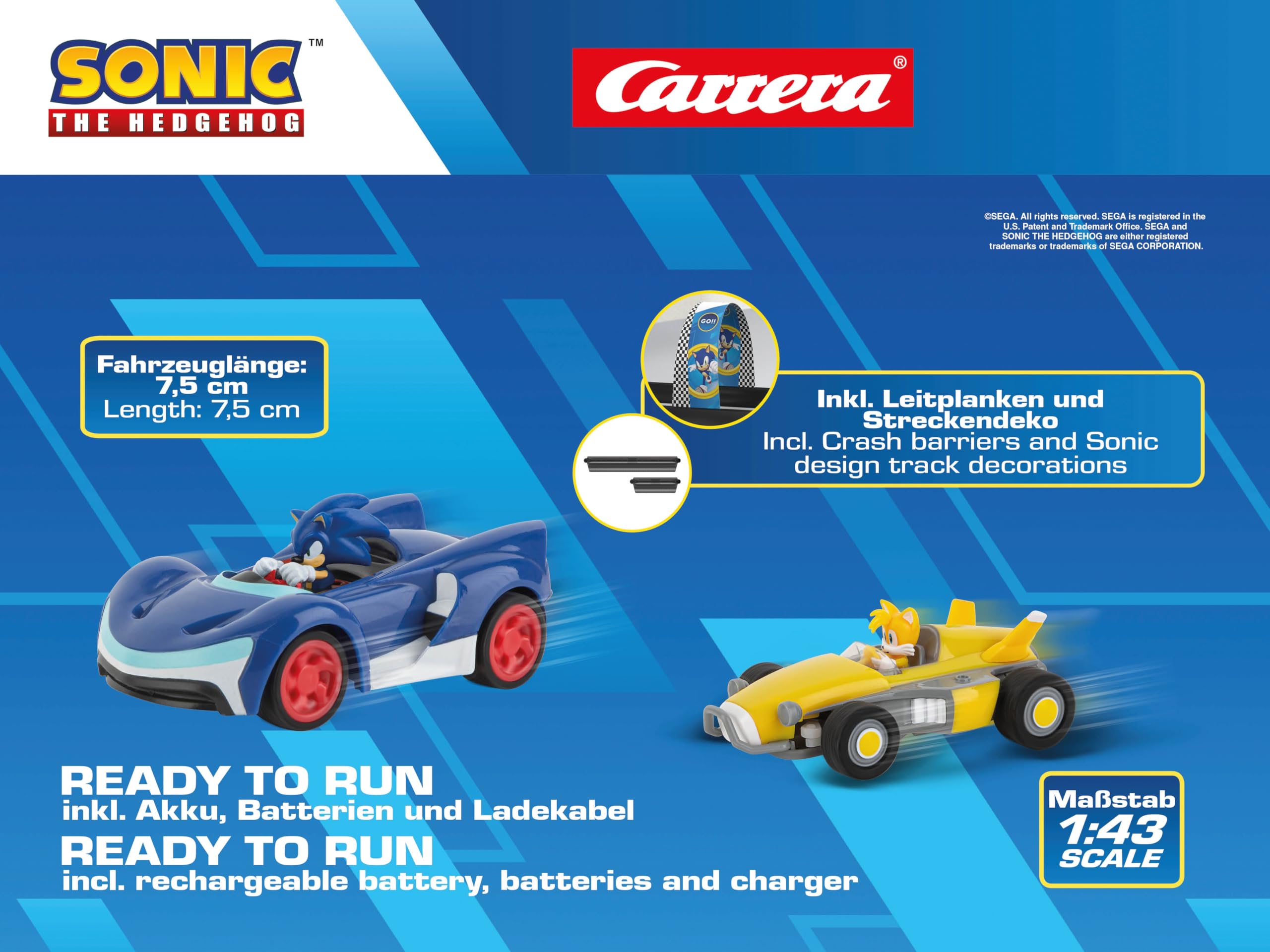 Carrera RC Sonic The Hedgehog - Team Sonic Racing Tabletop Racing Set 7