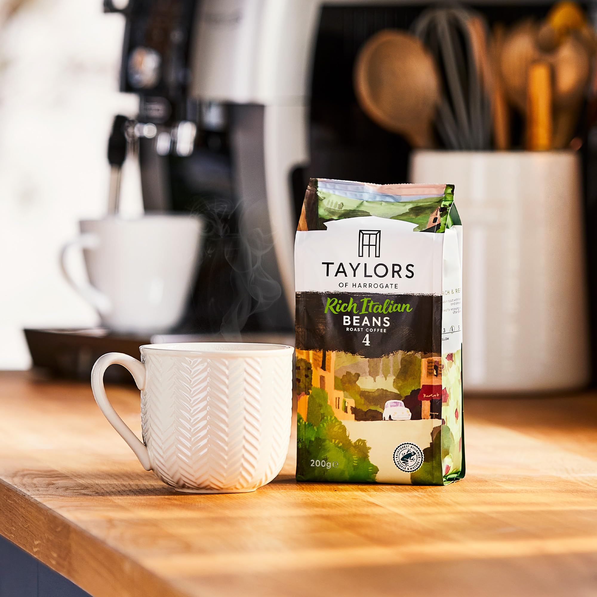 Taylors of Harrogate Rich Italian Coffee Beans, 200g (Pack of 6 - Total 1.2kg) 7
