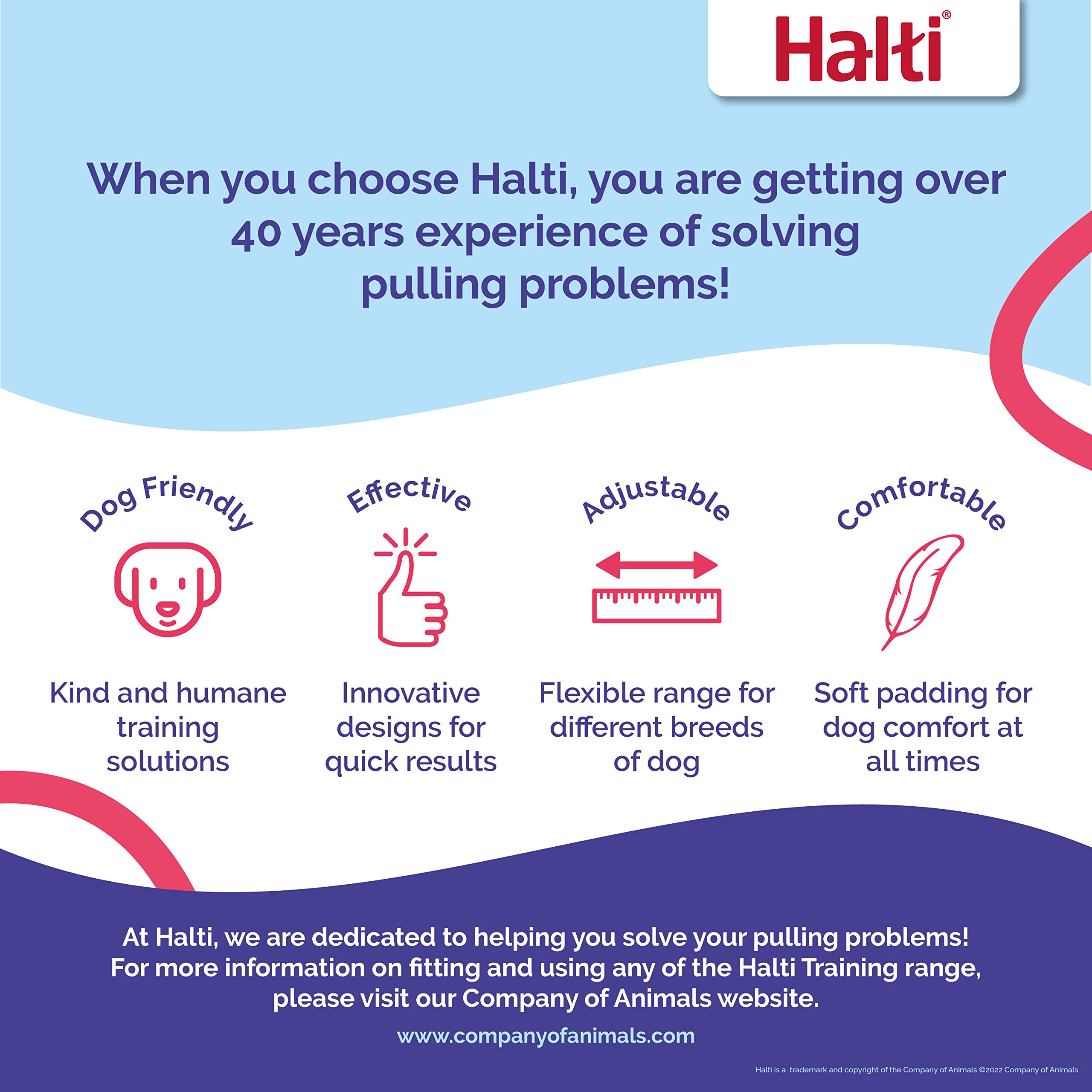 Halti Front Control Dog Harness - Stops Pulling | Size Small (Chest 36-64 cm) | Neoprene Nylon 5