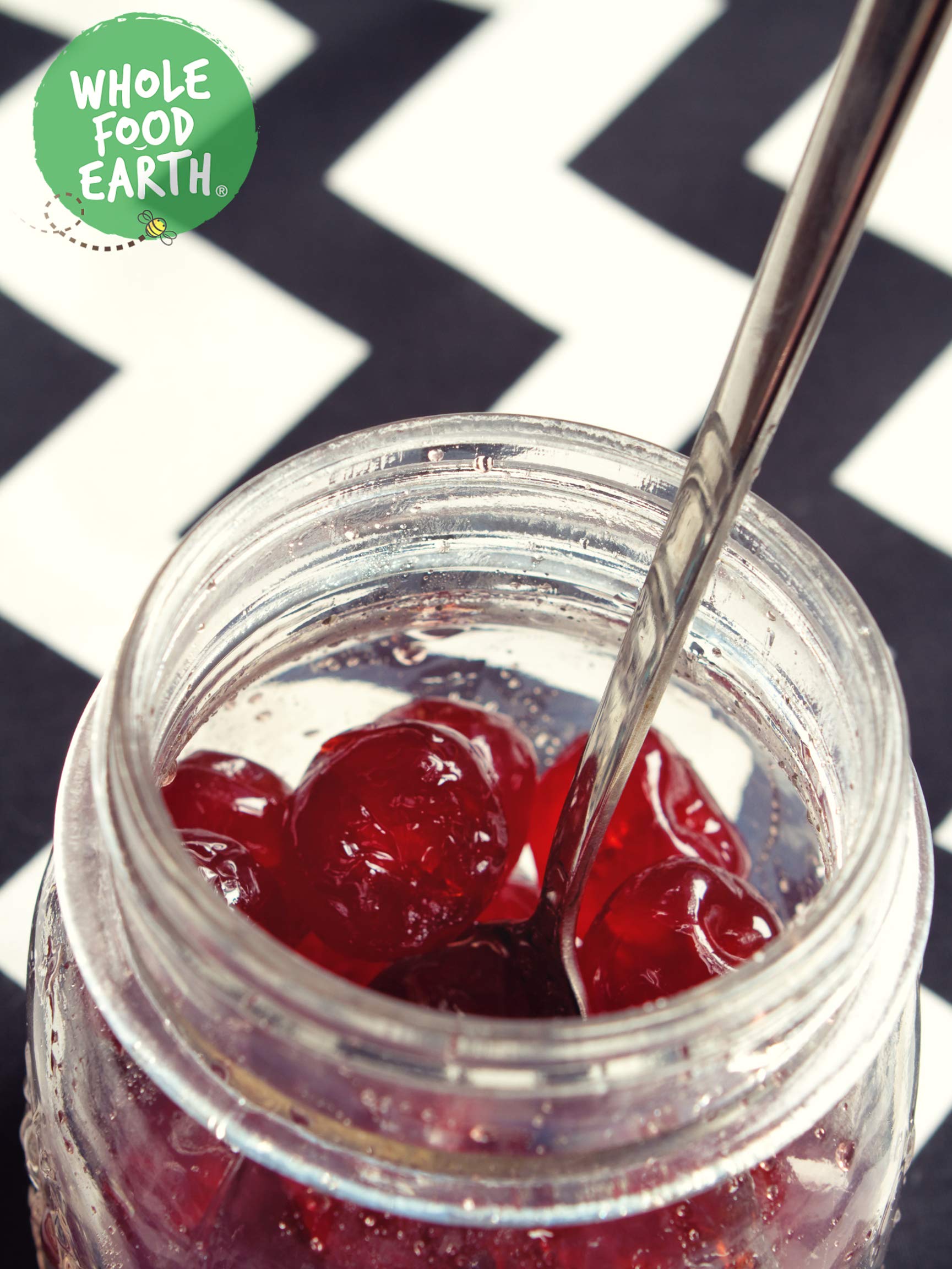 Wholefood Earth Glace Cherries 500g | GMO Free, Vegan, Recyclable Packaging 3