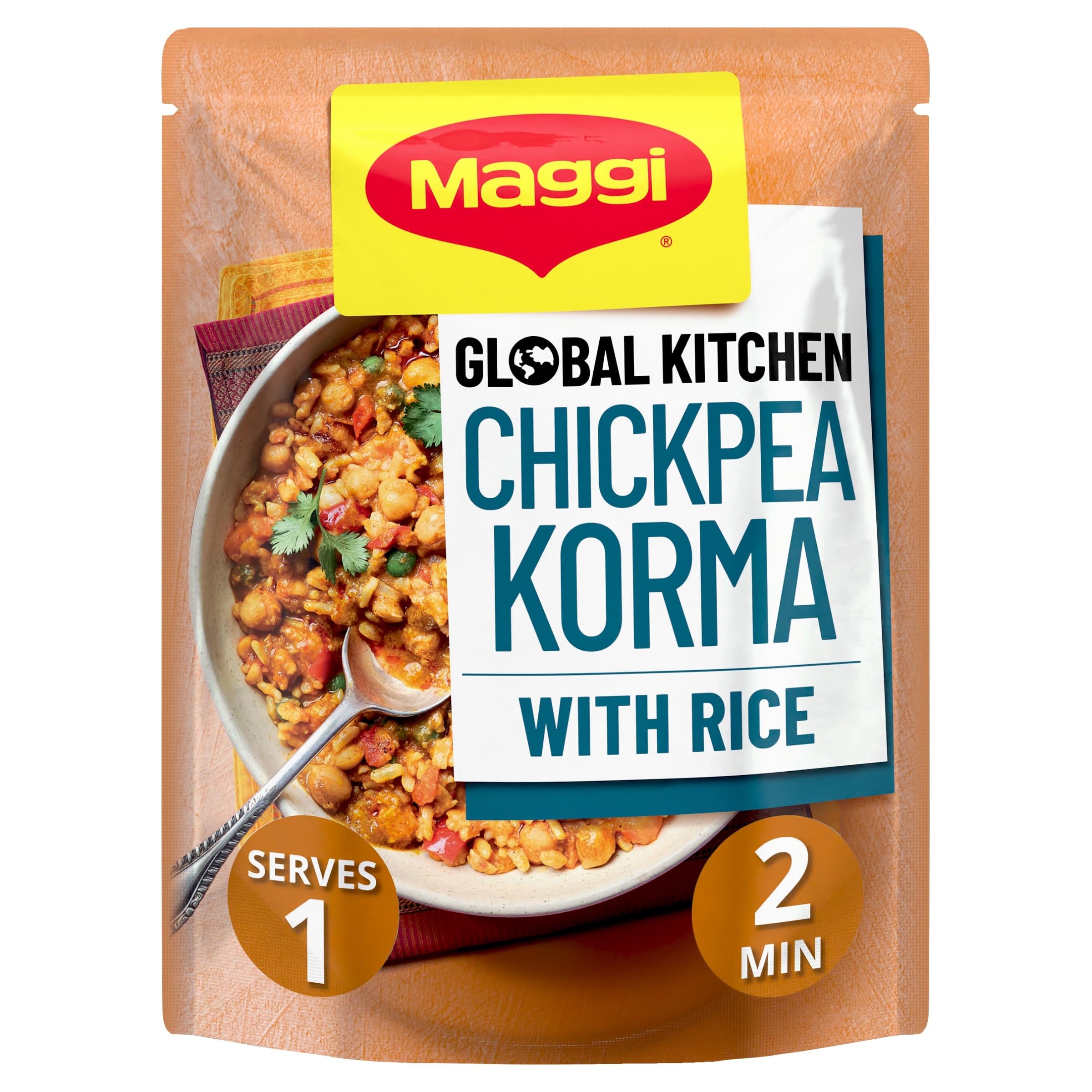 MAGGI Global Kitchen Chickpea Korma with Rice - 260g