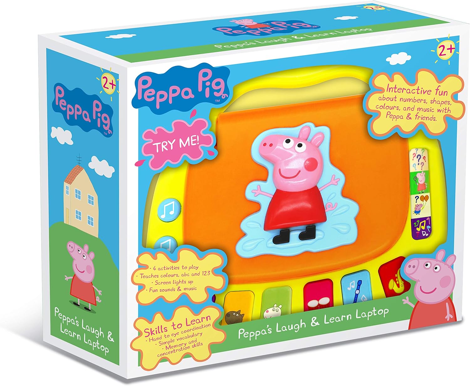 Peppa Pig PP02 Laugh & Learn Laptop - Educational Electronic Toy for Toddlers 2+ 4