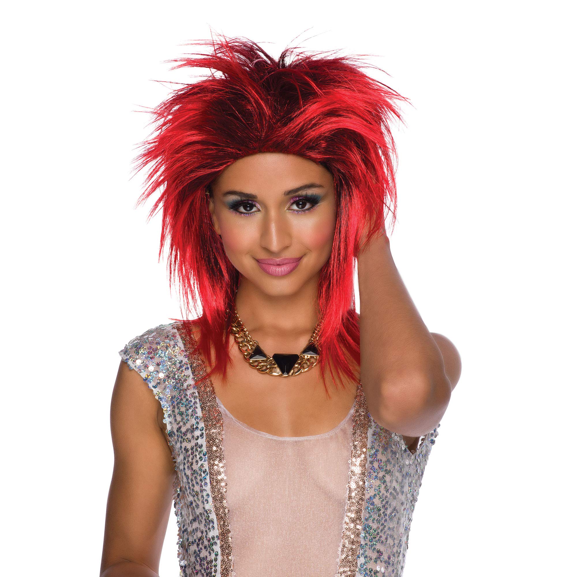 Bristol Novelty Foxy Rocker Red Wig, Women