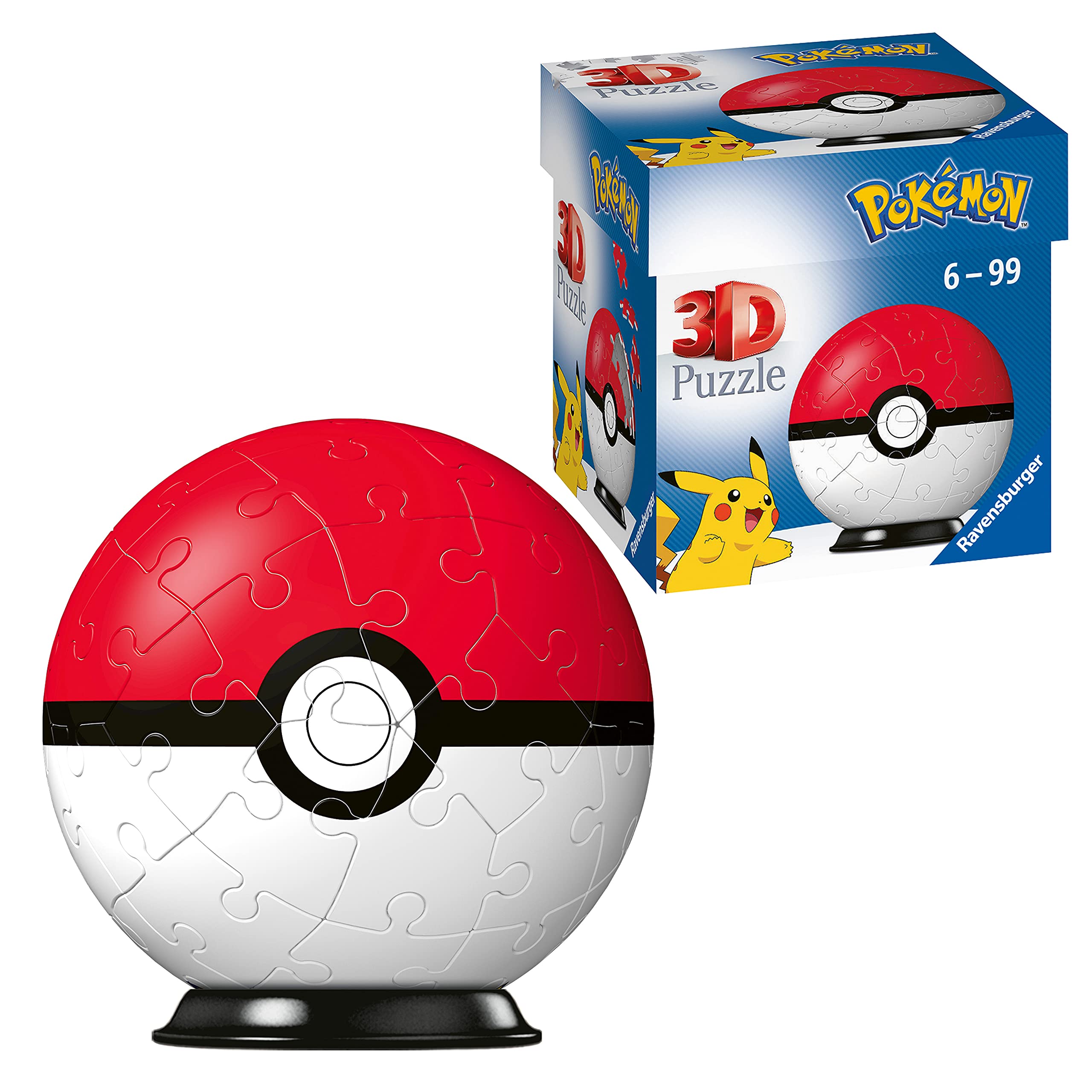 Ravensburger Pokémon Great Ball 3D Jigsaw Puzzle - 54-Piece Plastic Puzzle for Kids 7 Years Up 1
