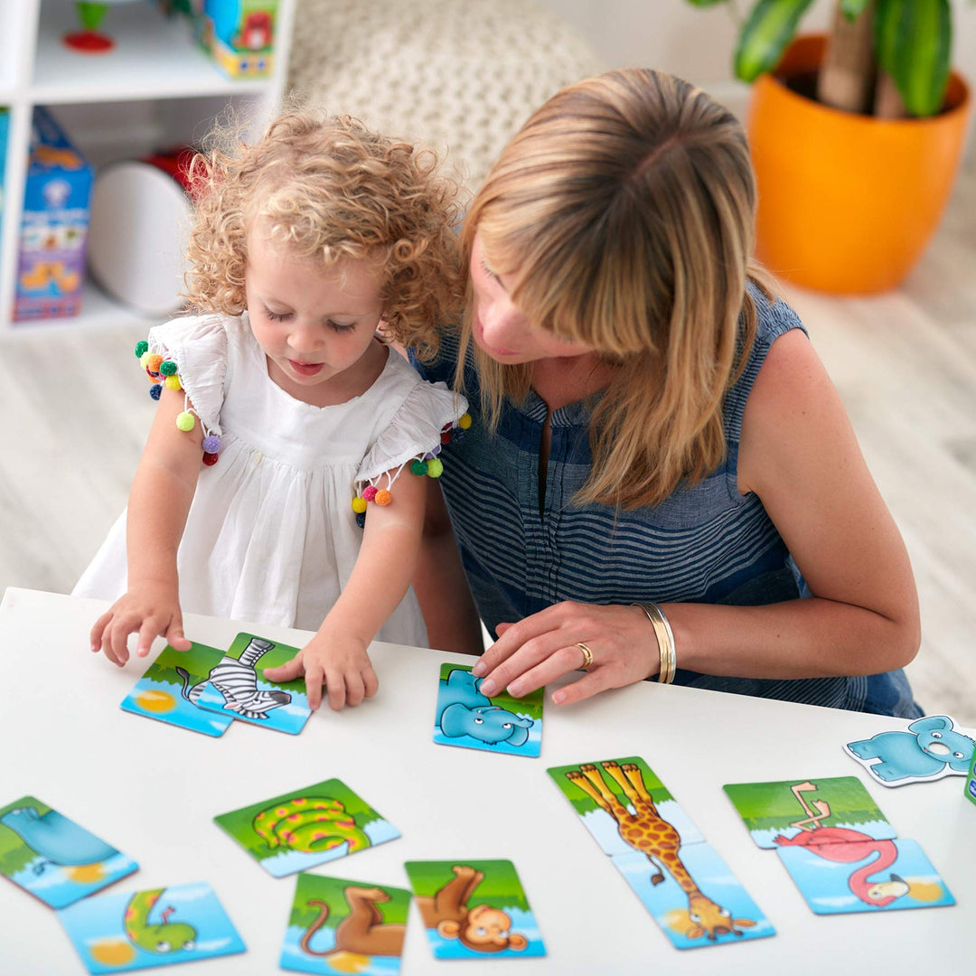 Orchard Toys Jungle Heads and Tails Card Game - 2-in-1 Matching & Memory Game for Toddlers