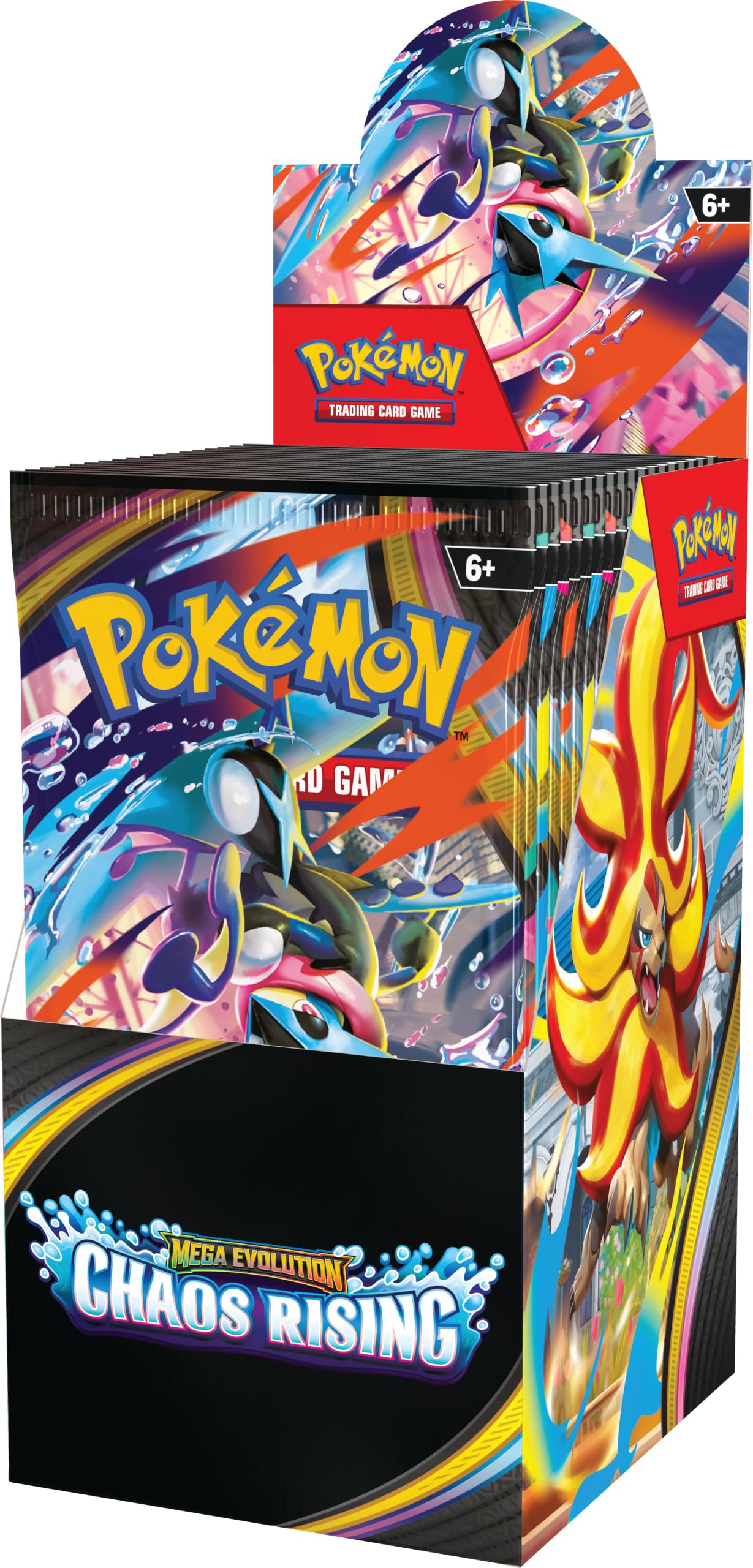 Pokémon TCG: Mega Evolution—Chaos Rising Booster Display - 18 Booster Packs | English | Ages 6+ 3