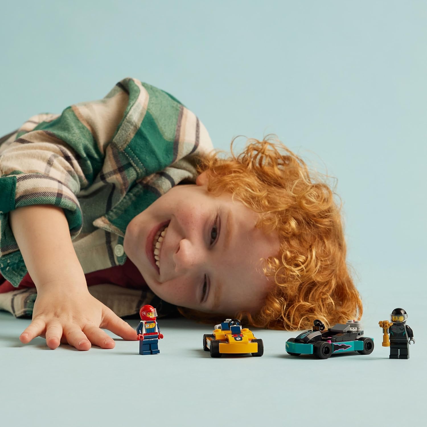 LEGO City Go-Karts and Race Drivers Playset - Buildable Racing Vehicles with Minifigures for Kids 5+ 5