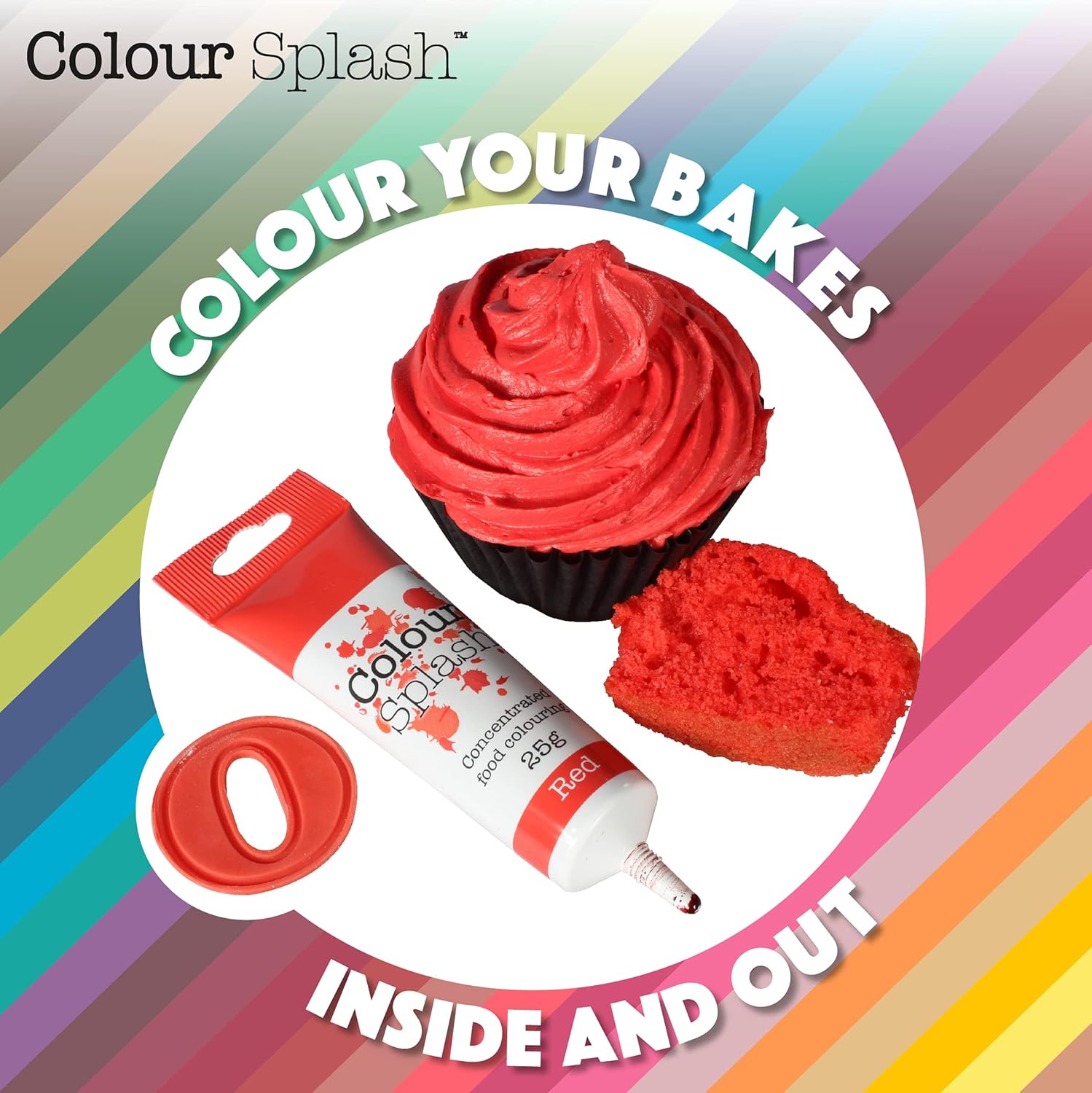 Colour Splash - Food Colouring Gel Tube Edible Highly Concentrated 8