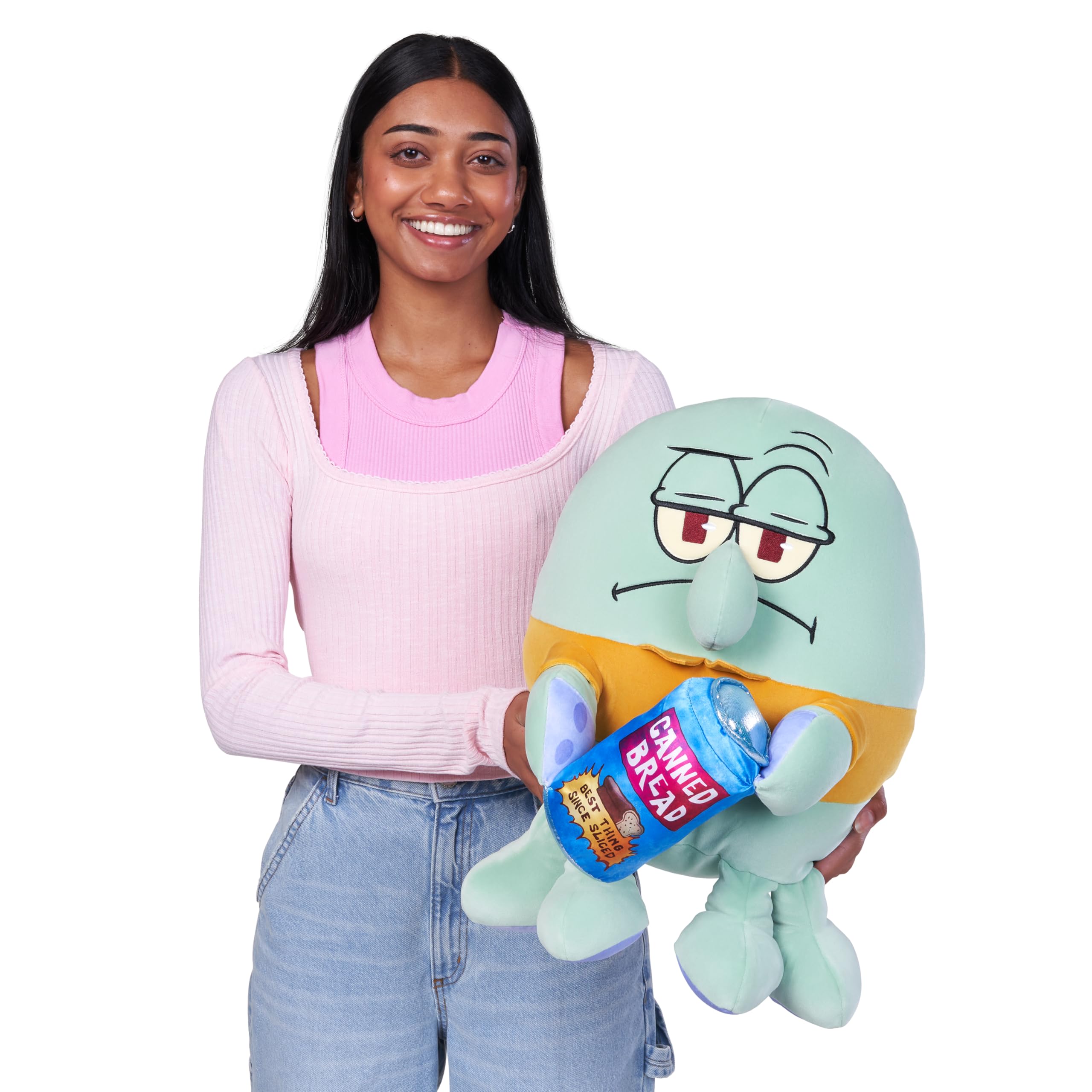 Snackles 14-inch Squidward Tentacles Plush - Super-Soft SpongeBob SquarePants Stuffed Animal 7