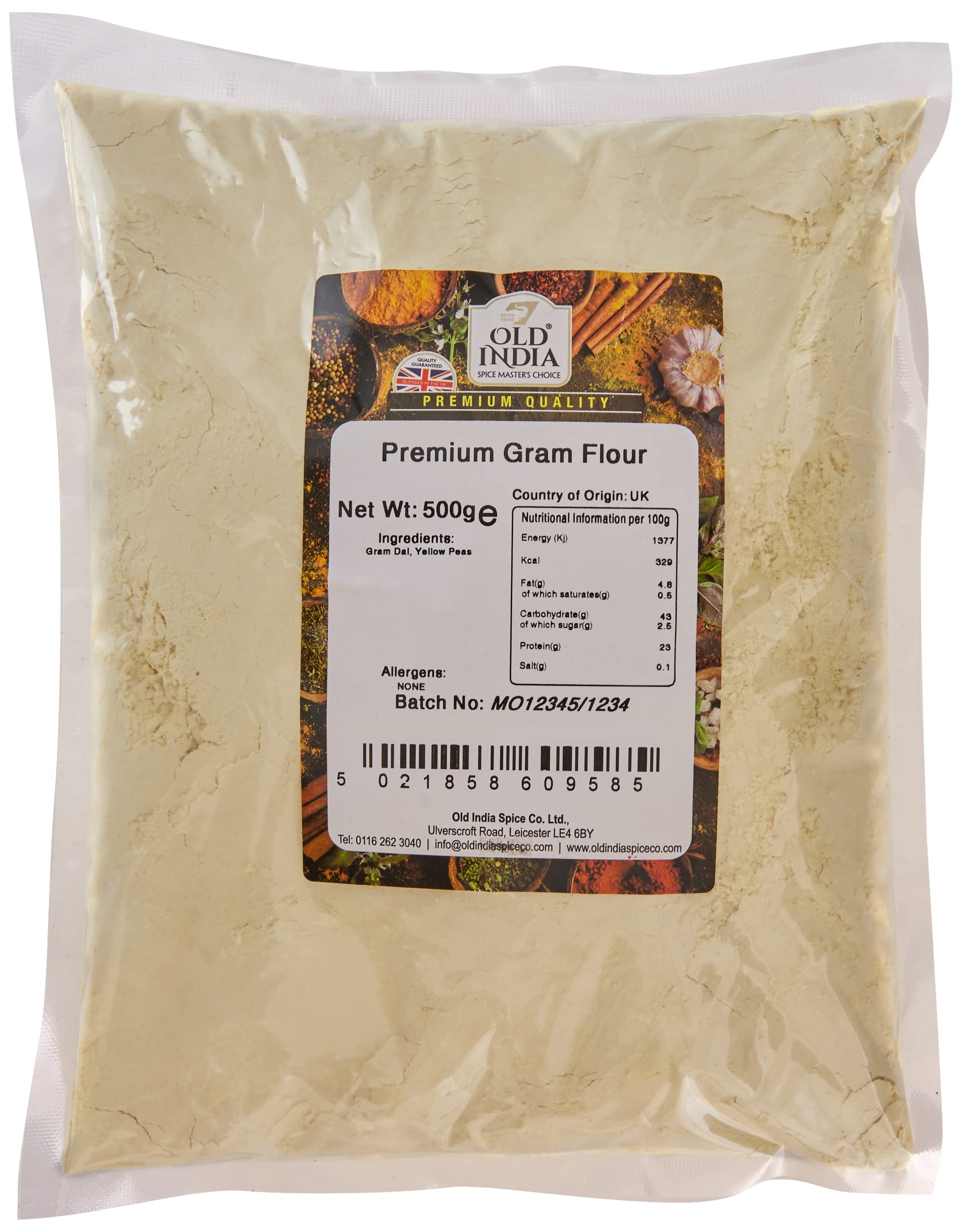 Old India Premium Gram Flour 500g
