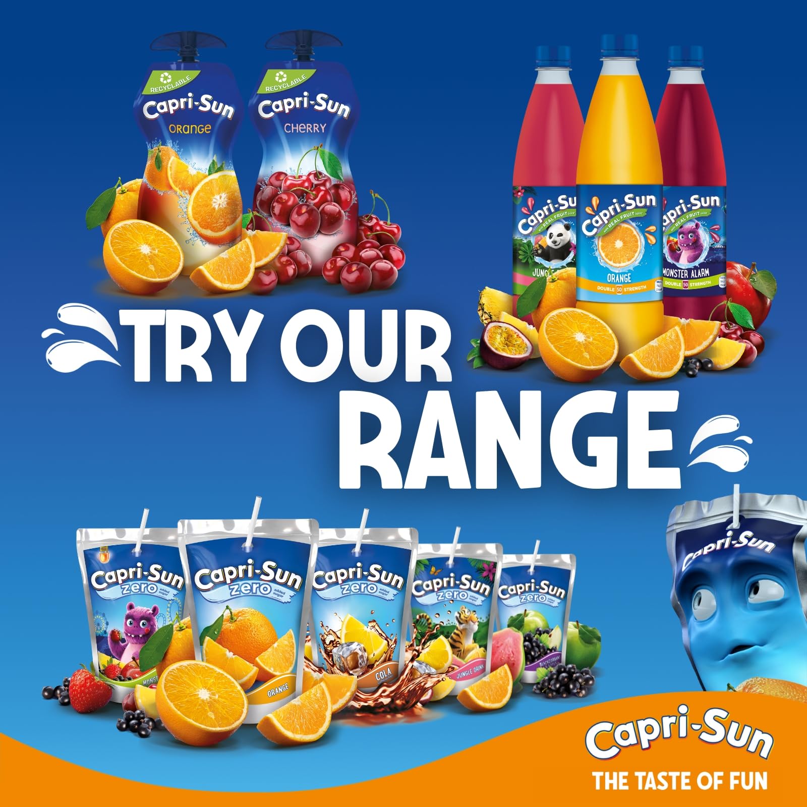 Capri-Sun Tropical Fruit Juice Drink 8 x 200 ml Pouches 6