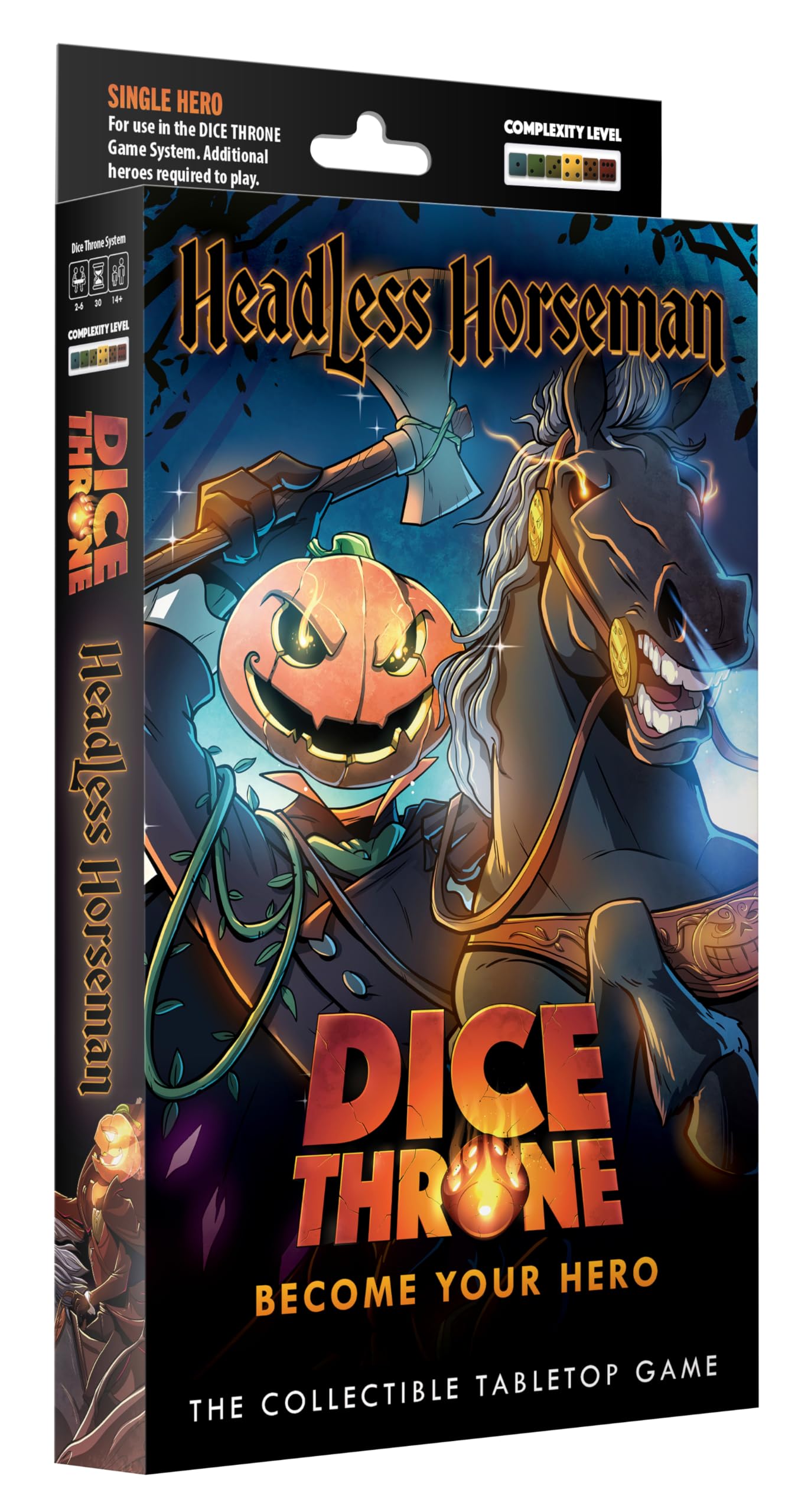 Dice Throne Headless Horseman Hero Pack - Haunted High-Speed Playstyle | Compatible with All Seasons | 2-4 Players