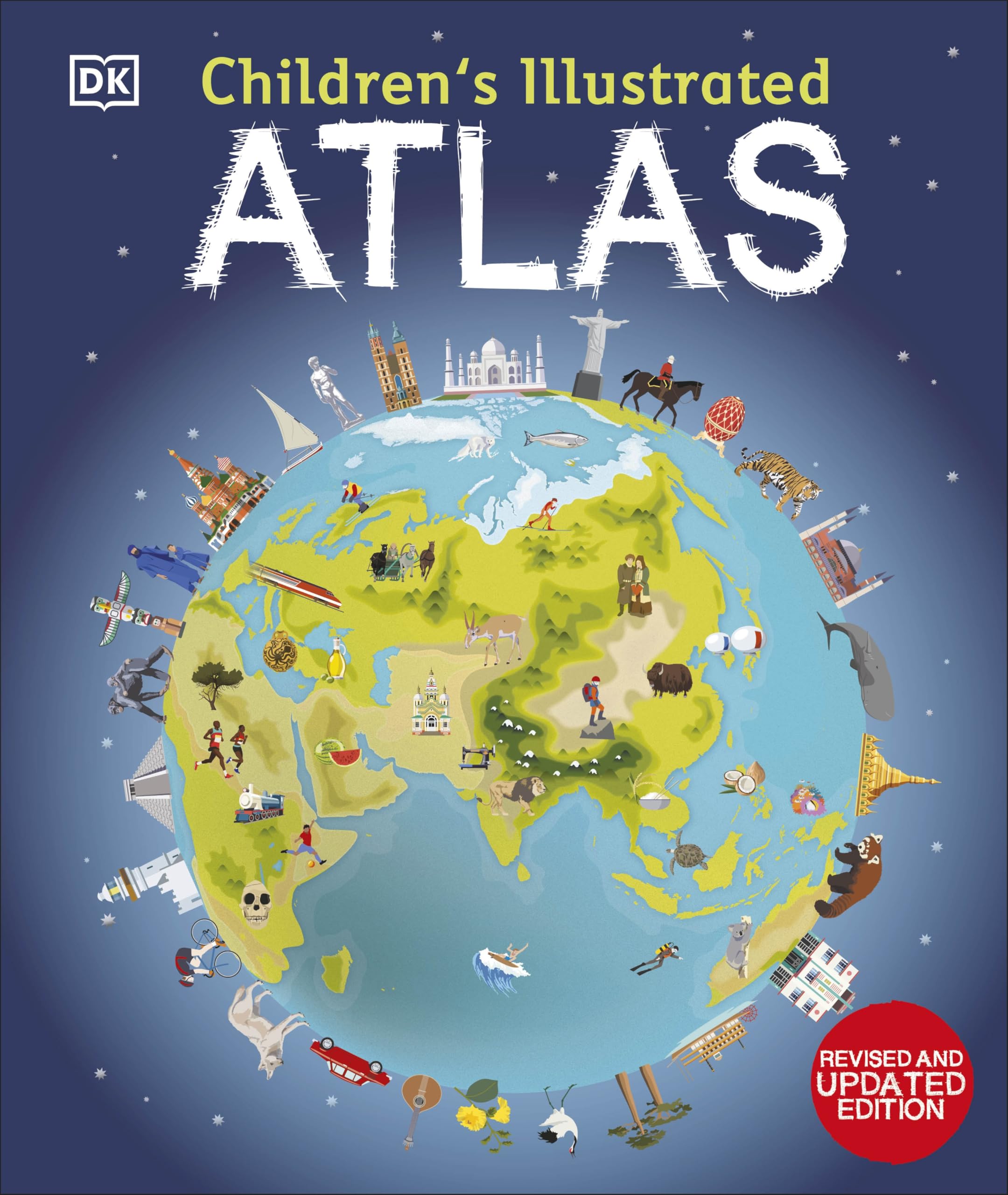 DK Children's Illustrated Atlas - Revised and Updated Edition | Hardcover | English