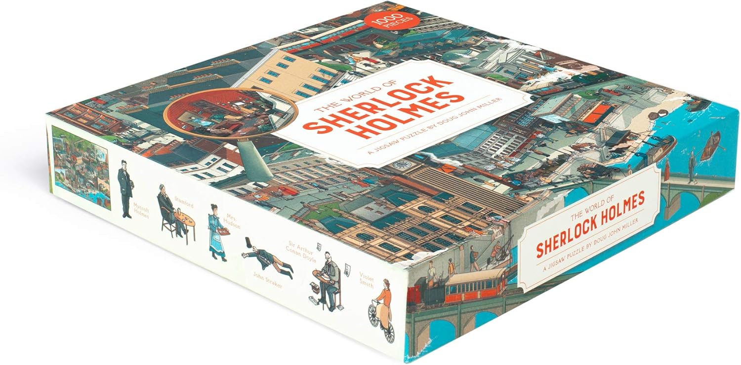 The World of Sherlock Holmes: 1000-Piece Jigsaw Puzzle - Mystery & Literature Puzzle for Adults 8
