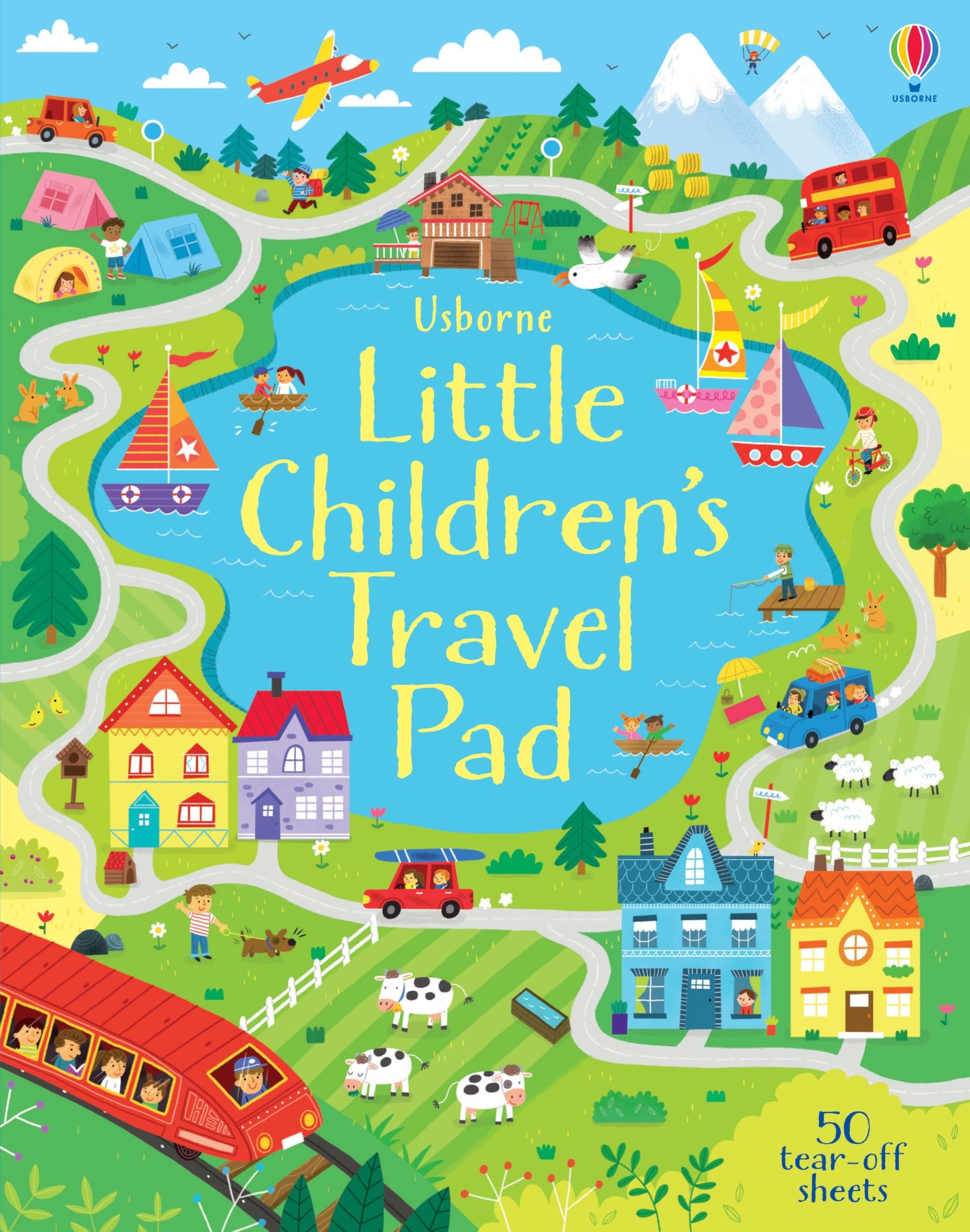 Usborne Little Children's Travel Pad - Activity Book for Ages 5-8 | 100 Pages 1