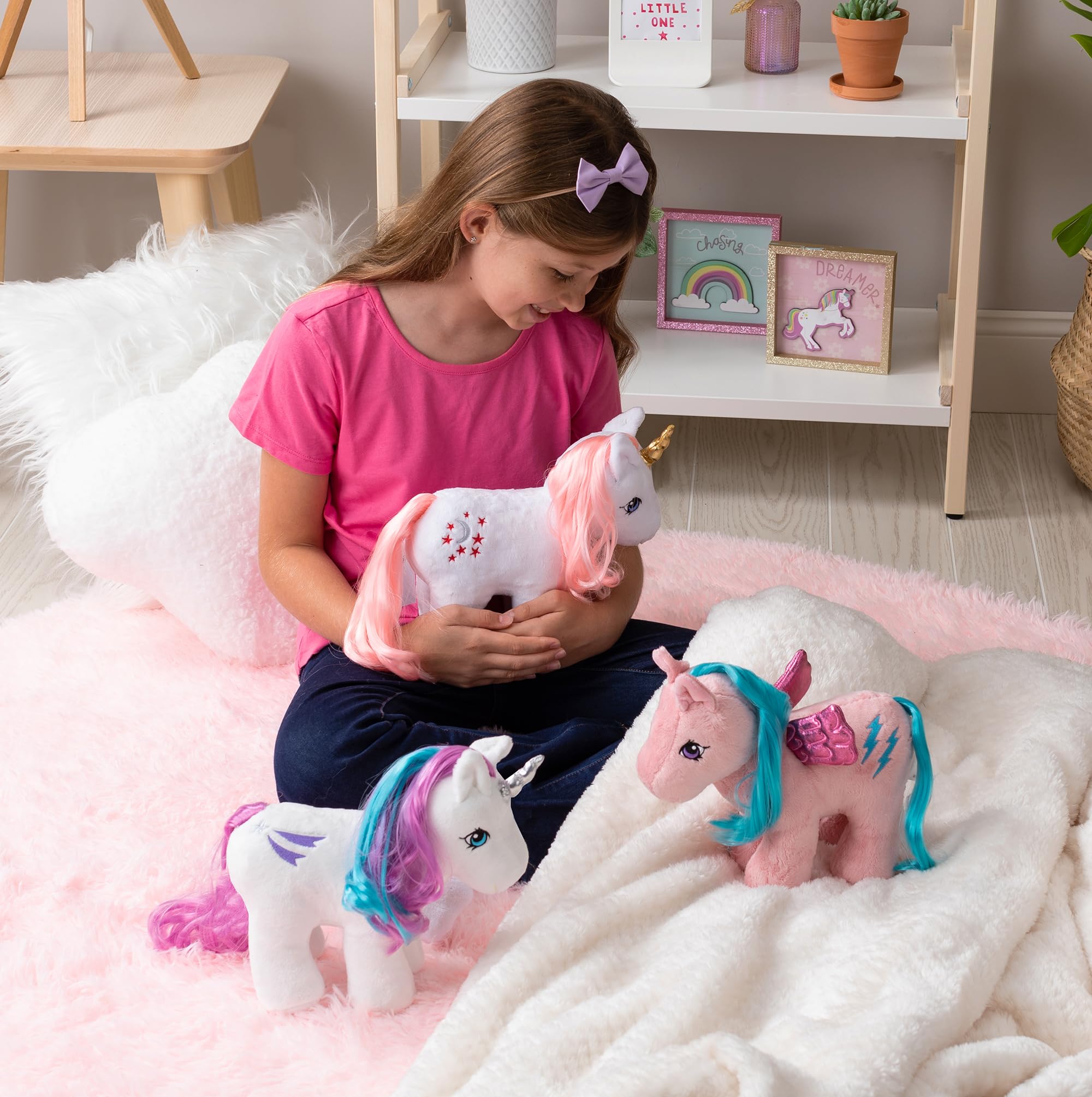 My Little Pony 40th Ann Retro Plush Firefly - Vintage Collectible Unicorn Pony for Kids 3+ 6