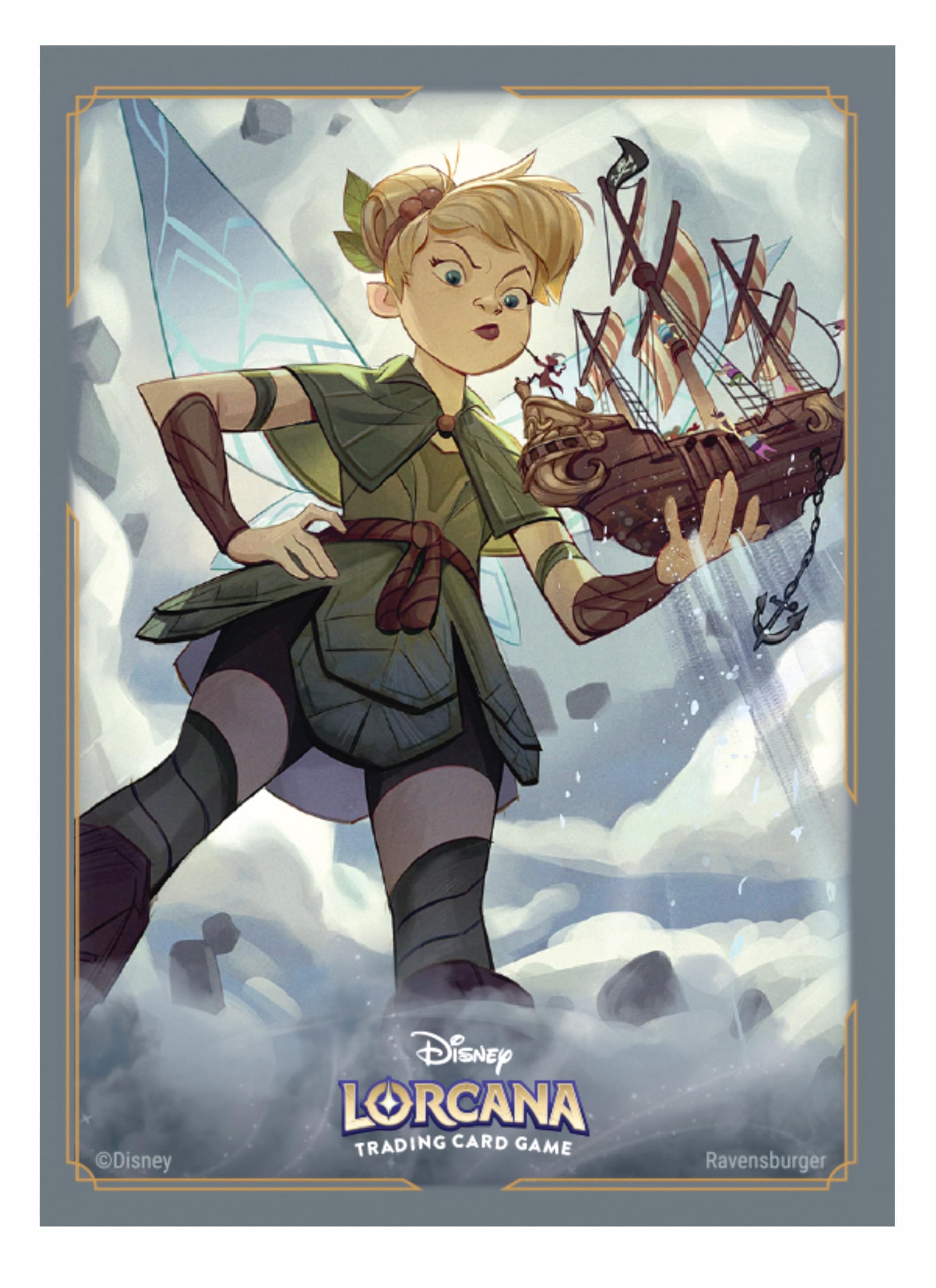 Ravensburger Disney Lorcana TCG - 65 Tinkerbell Card Sleeves | Matte Finish | Standard Size 5