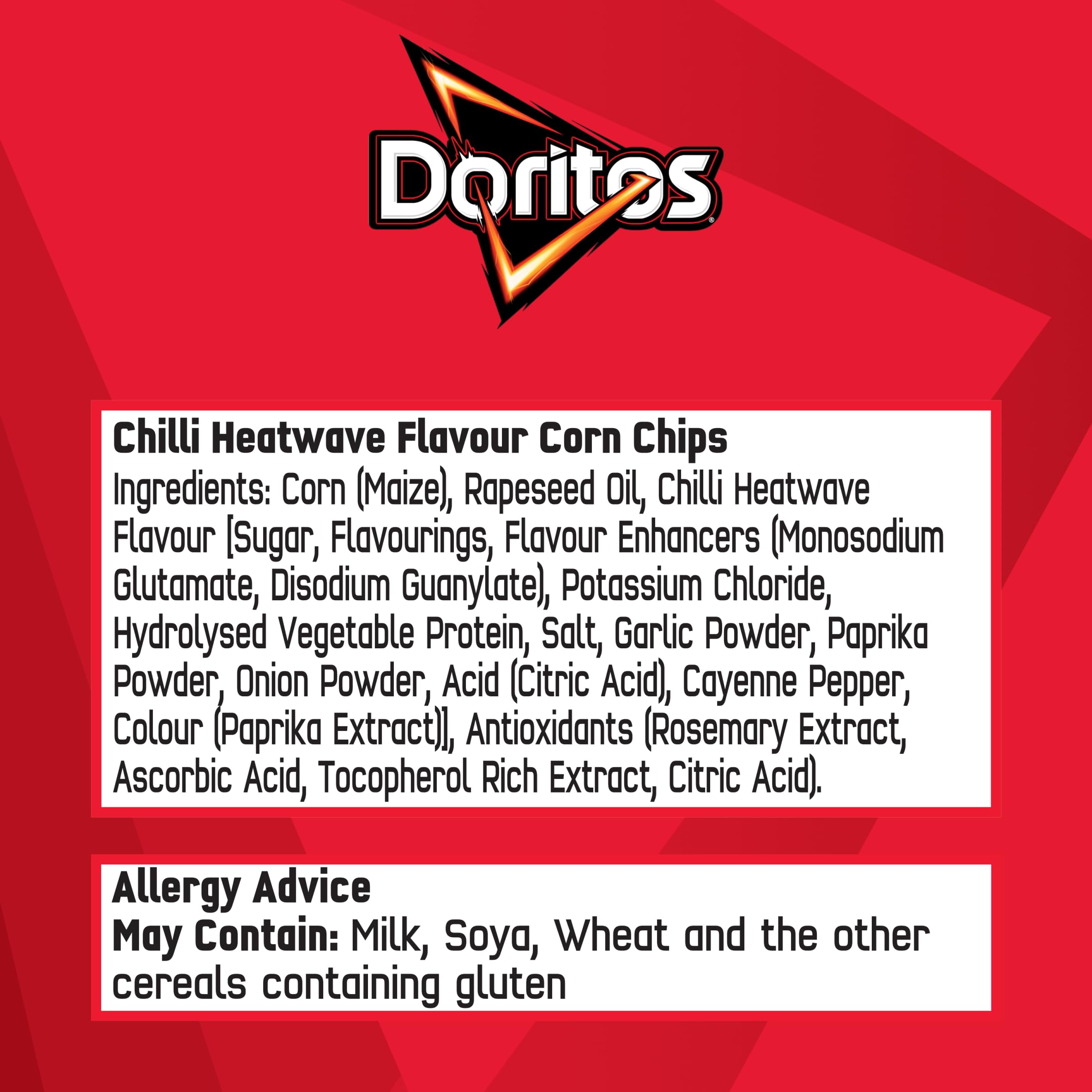 Doritos Chilli Heatwave Crisps - 44g Single Bag 2