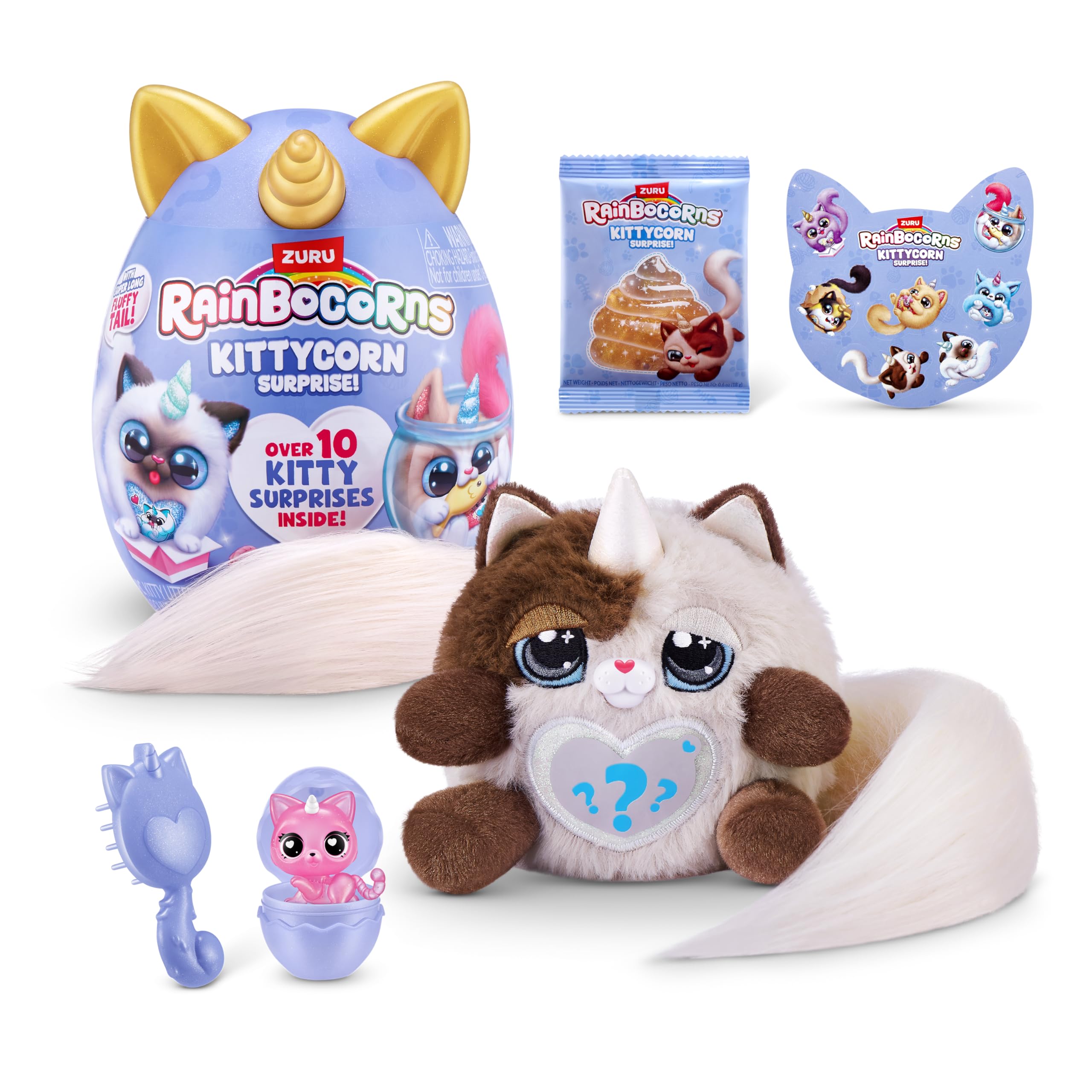 Rainbocorns Kittycorn Surprise Series 3 Himalayan (Nia) - Plush Toy with 10+ Surprises, Ages 3+ 9