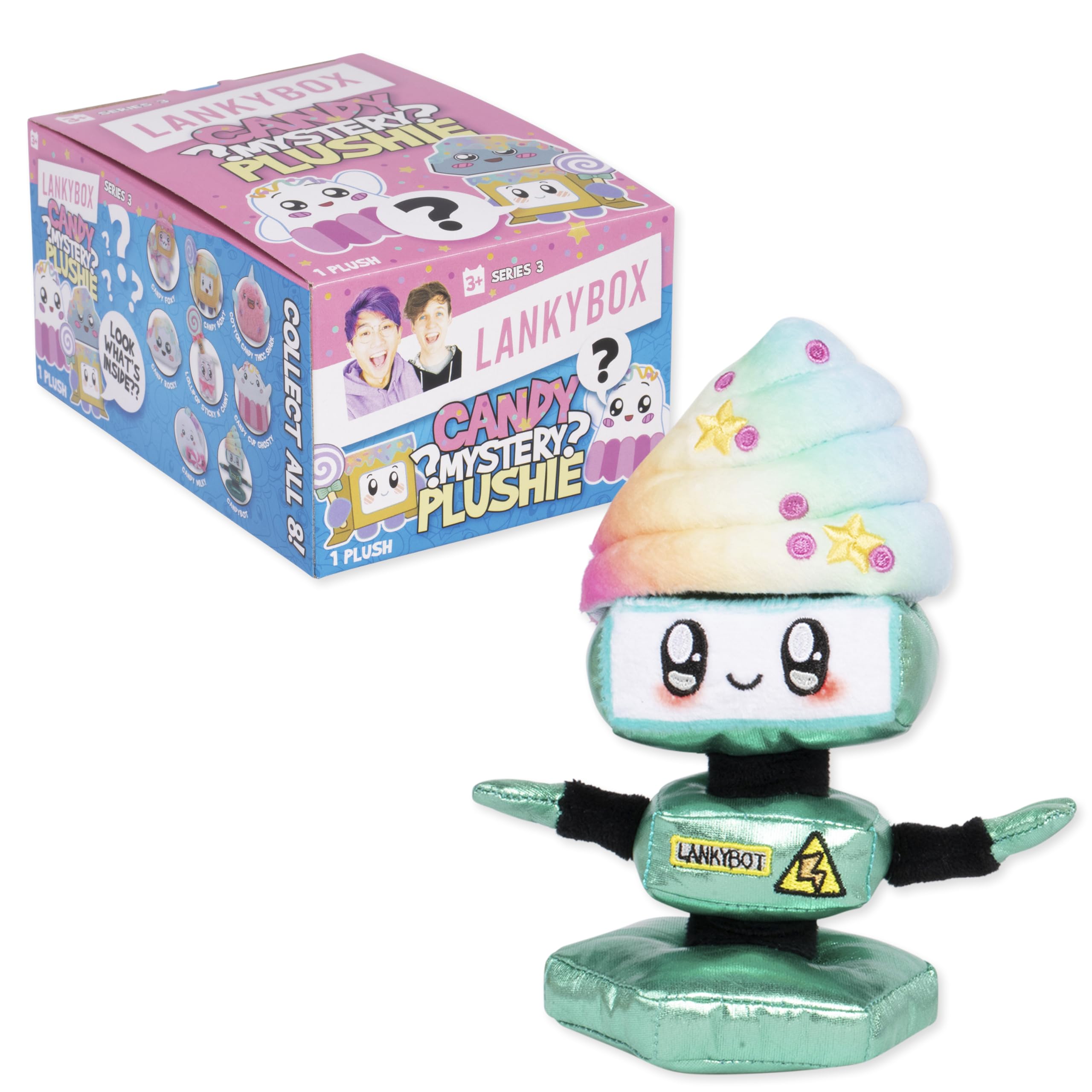 LankyBox Mystery Plush - Candy Collection Mini Plush Blind Box for Kids 3+ 13