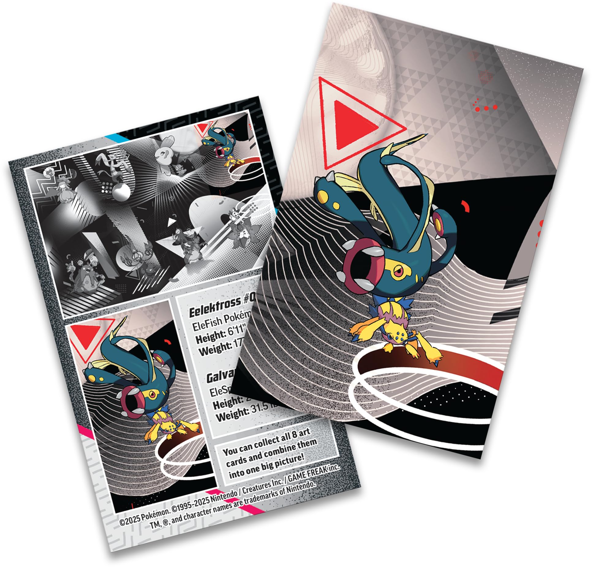 Pokémon TCG: Unova Mini Tin – Eelektross & Galvantula (2 Booster Packs & 1 Art Card) 3